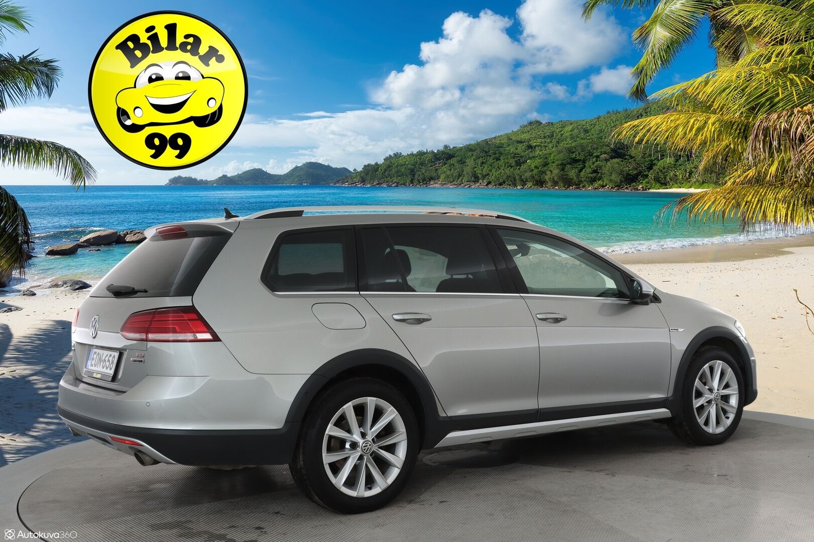 Volkswagen Golf 2017 Variant Alltrack 1,8 TSI 132 kW 4MOTION DSG **Digimittaristo / Adapt. vakkari / Webasto / Koukku / Keyless / Apple&Android** - Suomi-auto / Navi / LED / 