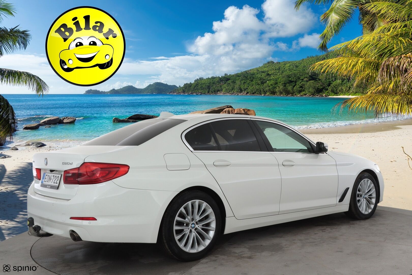 BMW 520 2017 G30 Sedan 520d A xDrive Business Comfort - | H&K | Koukku | Vakkari | Webasto | Muistipenkit | LED | Vaaleat nahat | Digimittaristo |