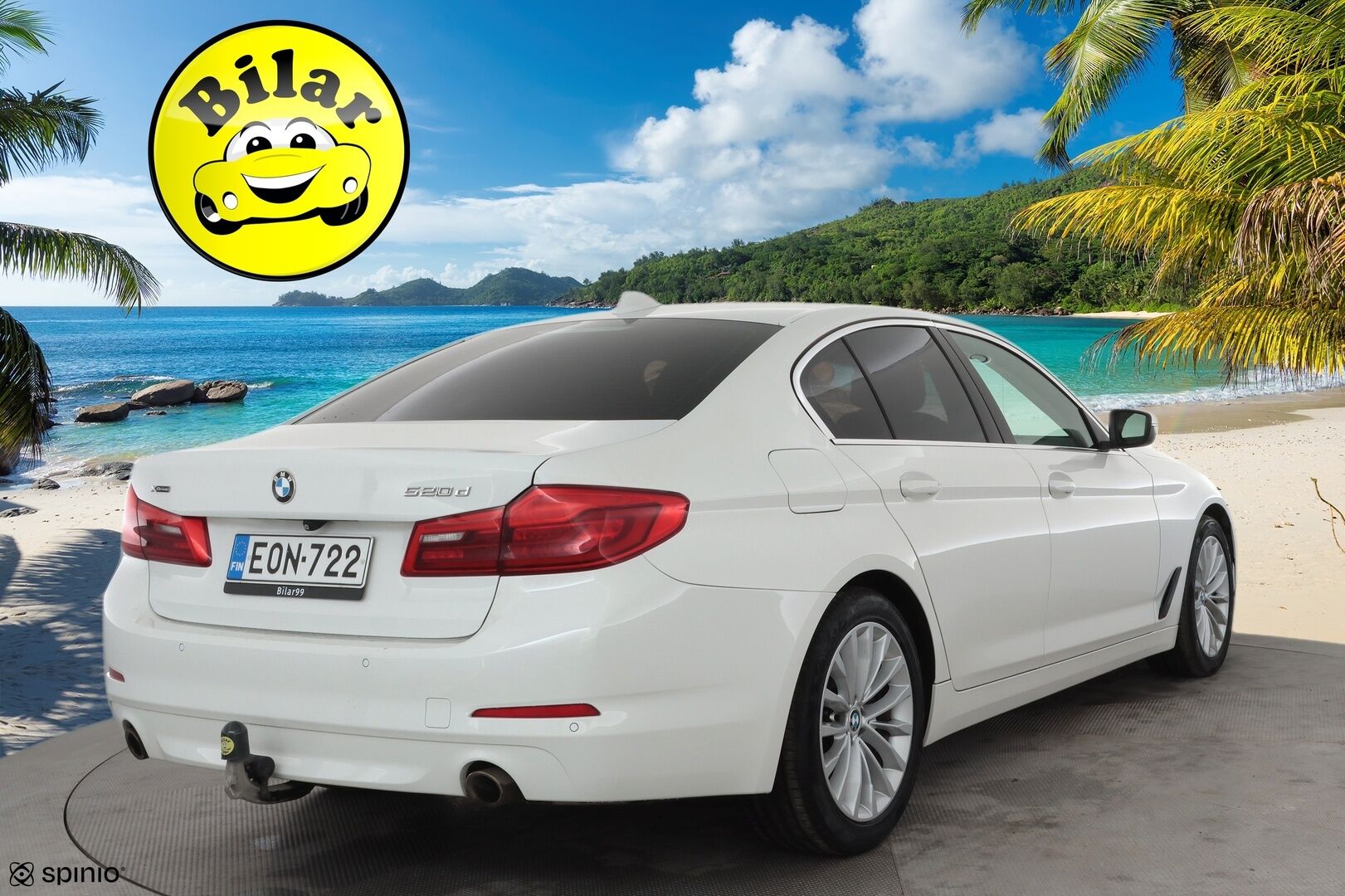 BMW 520 2017 G30 Sedan 520d A xDrive Business Comfort - | H&K | Koukku | Vakkari | Webasto | Muistipenkit | LED | Vaaleat nahat | Digimittaristo |
