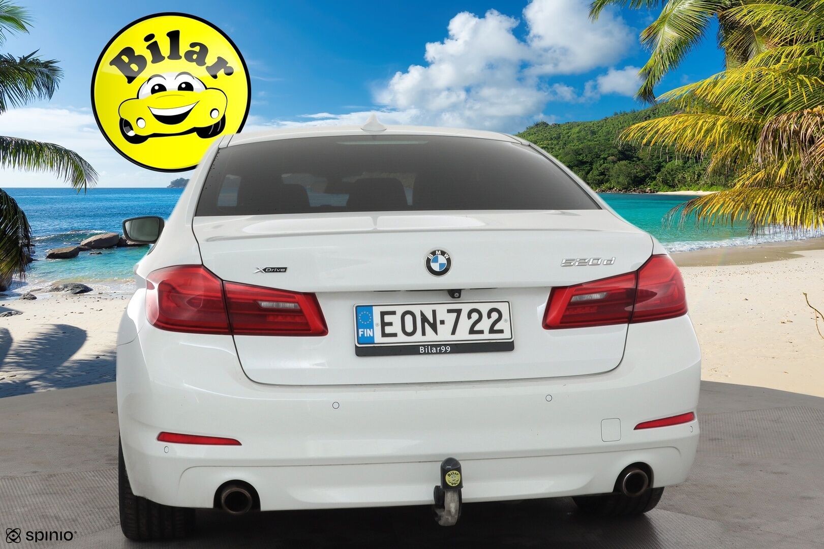 BMW 520 2017 G30 Sedan 520d A xDrive Business Comfort - | H&K | Koukku | Vakkari | Webasto | Muistipenkit | LED | Vaaleat nahat | Digimittaristo |