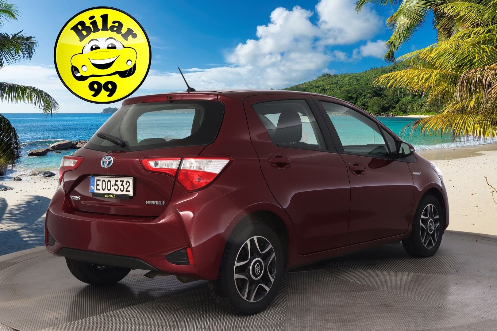 Toyota Yaris 2017 1,5 Hybrid Launch Edition *2.Om. Suomi-Auto / Lohko + sis.pistoke / Navi / Vakkari / Merkkiliikkeen huoltokirja* - *Juuri saapunut! / P-kamera / Kessy / 2X renkaat*