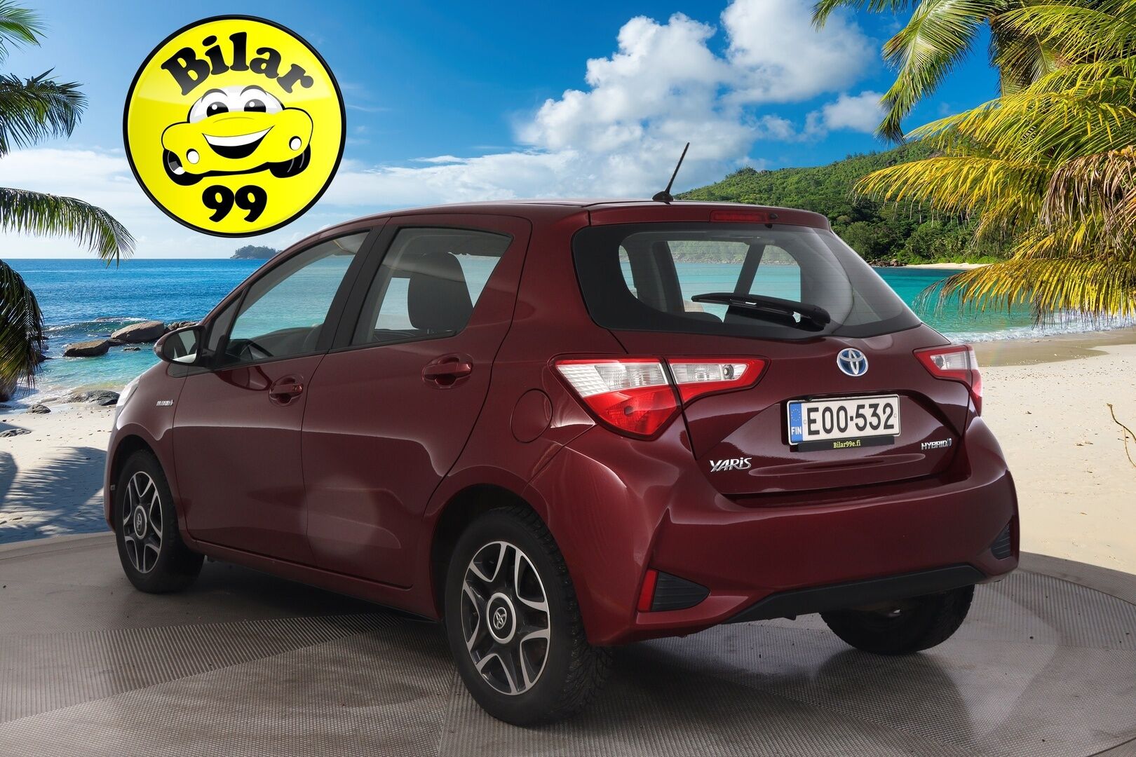 Toyota Yaris 2017 1,5 Hybrid Launch Edition *2.Om. Suomi-Auto / Lohko + sis.pistoke / Navi / Vakkari / Merkkiliikkeen huoltokirja* - *Juuri saapunut! / P-kamera / Kessy / 2X renkaat*