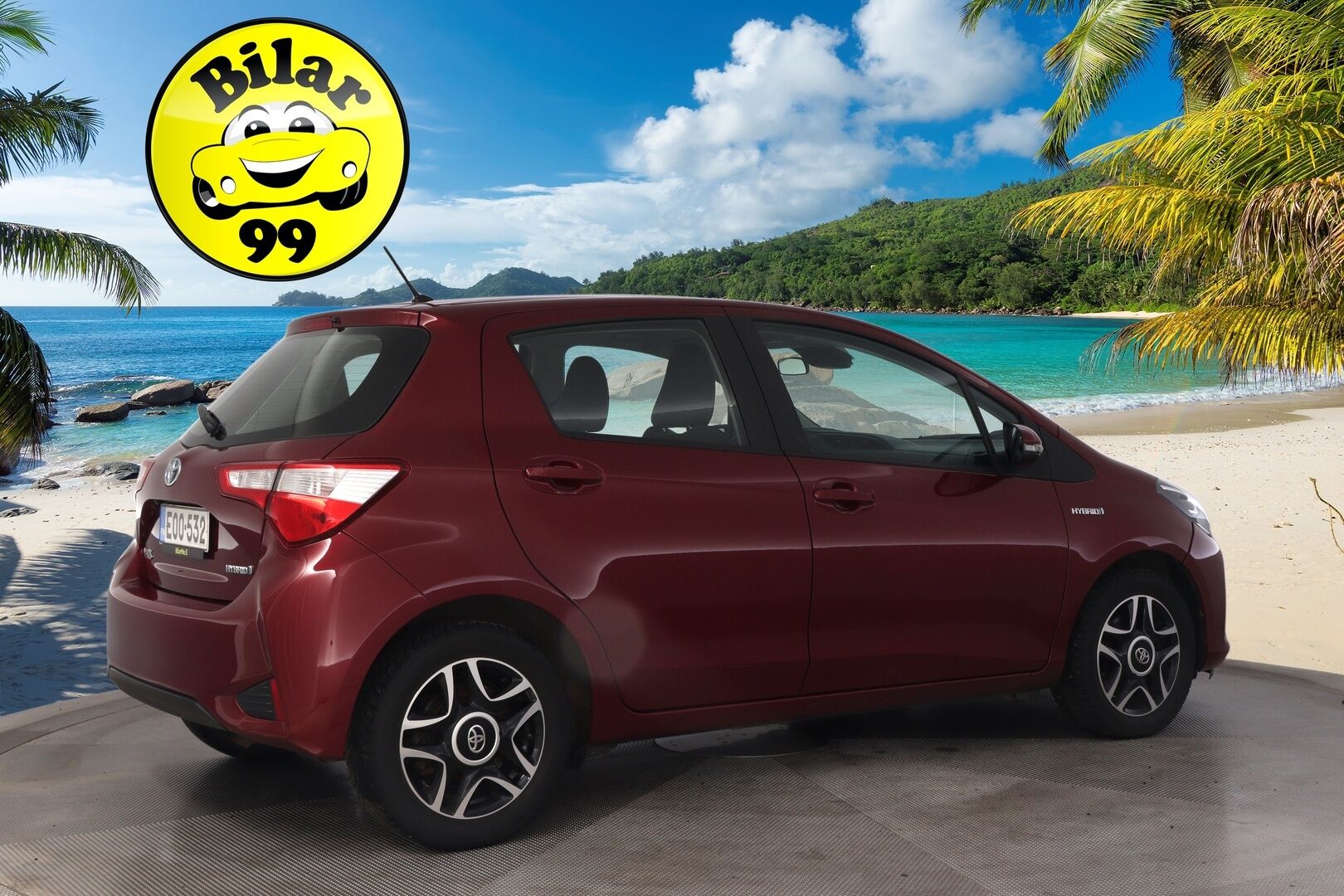 Toyota Yaris 2017 1,5 Hybrid Launch Edition *2.Om. Suomi-Auto / Lohko + sis.pistoke / Navi / Vakkari / Merkkiliikkeen huoltokirja* - *Juuri saapunut! / P-kamera / Kessy / 2X renkaat*