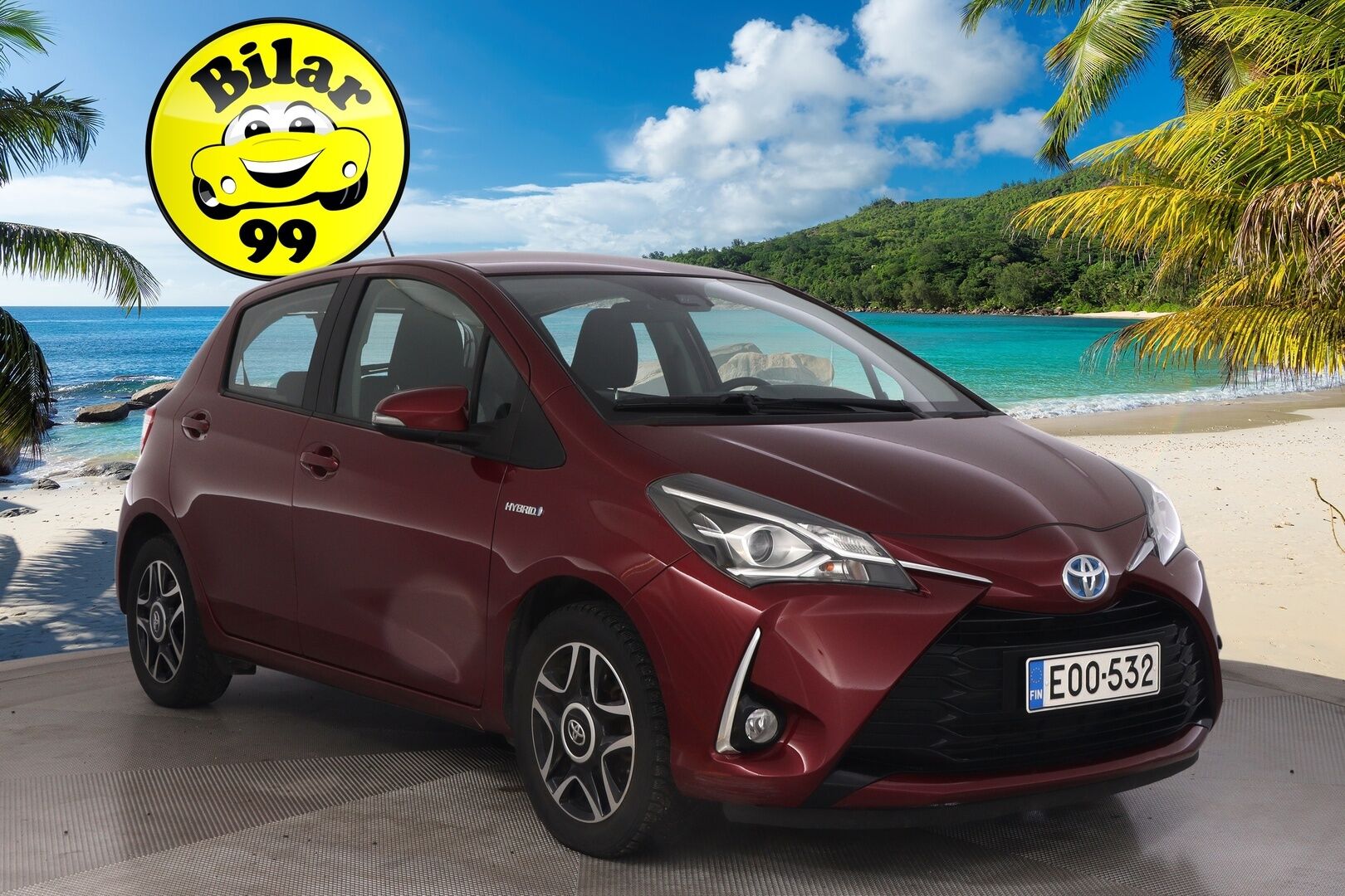 Toyota Yaris 2017 1,5 Hybrid Launch Edition *2.Om. Suomi-Auto / Lohko + sis.pistoke / Navi / Vakkari / Merkkiliikkeen huoltokirja* - *Juuri saapunut! / P-kamera / Kessy / 2X renkaat*