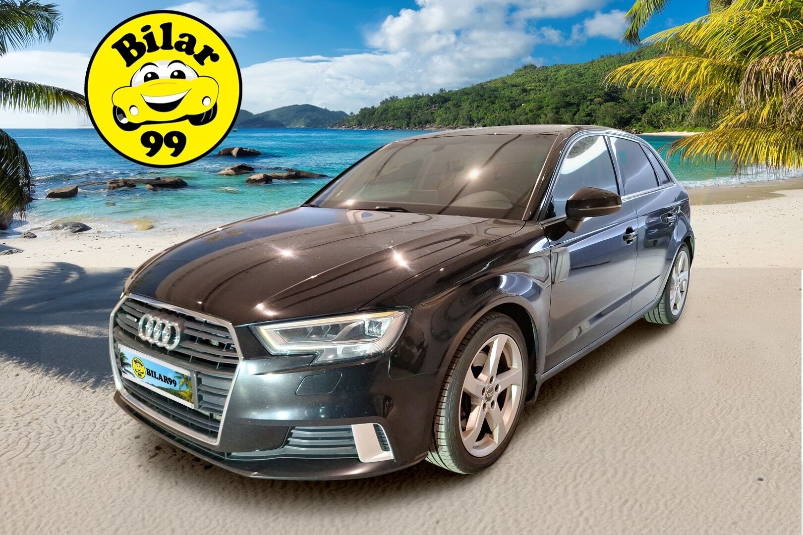 Audi A3 2017 Sportback Land of quattro Edition 2,0 TDI 135 kW quattro S tronic *Bang&Olufsen / Webasto / Koukku / Sporttipenkit / Vakkari / LED* - Erittäin hyvin huollettu kaksilla renkailla ja Audin vanteilla varusteltu Suomiauto! - HULLUT AVAJAISHULINAT KORKOTARJOUS 3,29 %
