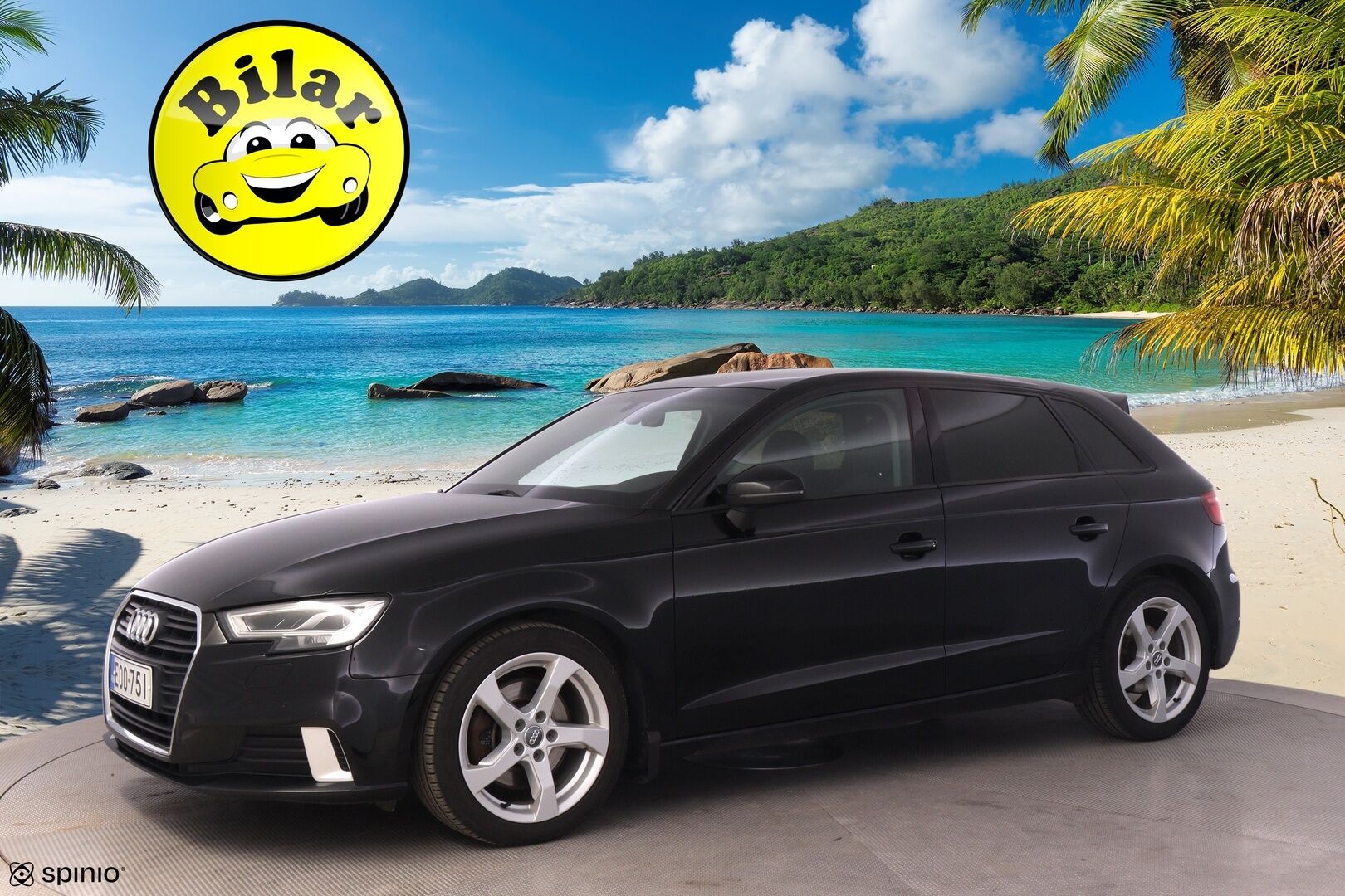 Audi A3 2017 Sportback Land of quattro Edition 2,0 TDI 135 kW quattro S tronic *Bang&Olufsen / Webasto / Koukku / Sporttipenkit / Vakkari / LED* - Erittäin hyvin huollettu kaksilla renkailla ja Audin vanteilla varusteltu Suomiauto!