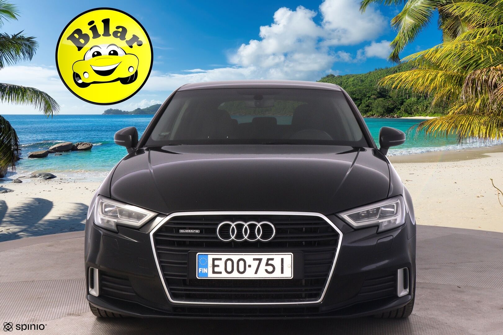 Audi A3 2017 Sportback Land of quattro Edition 2,0 TDI 135 kW quattro S tronic *Bang&Olufsen / Webasto / Koukku / Sporttipenkit / Vakkari / LED* - Erittäin hyvin huollettu kaksilla renkailla ja Audin vanteilla varusteltu Suomiauto!