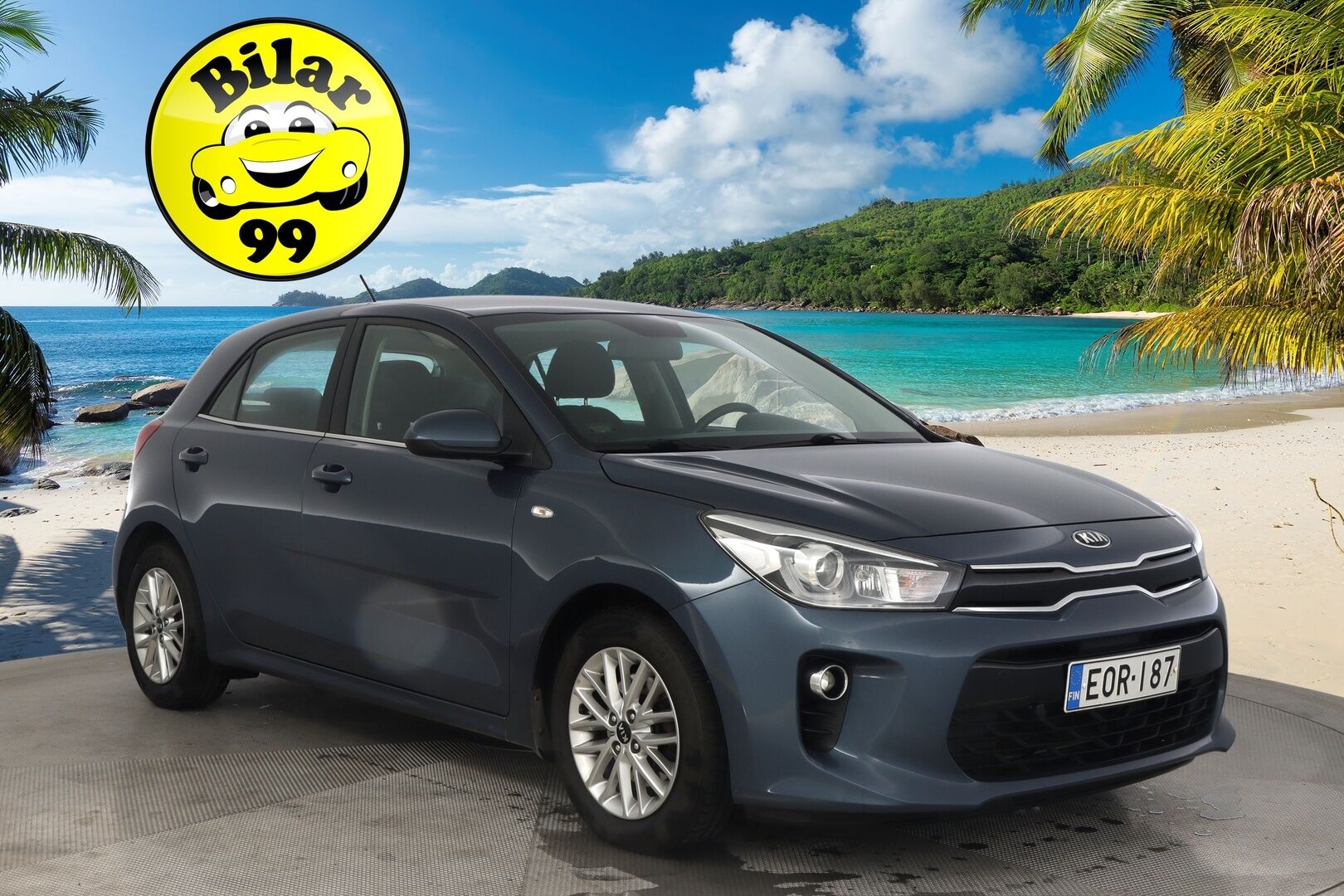 Kia Rio 2017 1,0 T-GDI ISG 100hv EX EcoDynamics *Lohko sisälämmittemellä / Peruutuskamera / 2x aluvanteet* - *Juuri saapunut / Leimaa 22.6.2026 / Merkkihuollettu*