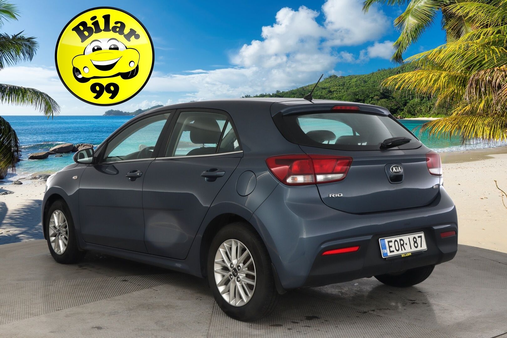 Kia Rio 2017 1,0 T-GDI ISG 100hv EX EcoDynamics *Lohko sisälämmittemellä / Peruutuskamera / 2x aluvanteet* - *Juuri saapunut / Leimaa 22.6.2026 / Merkkihuollettu*