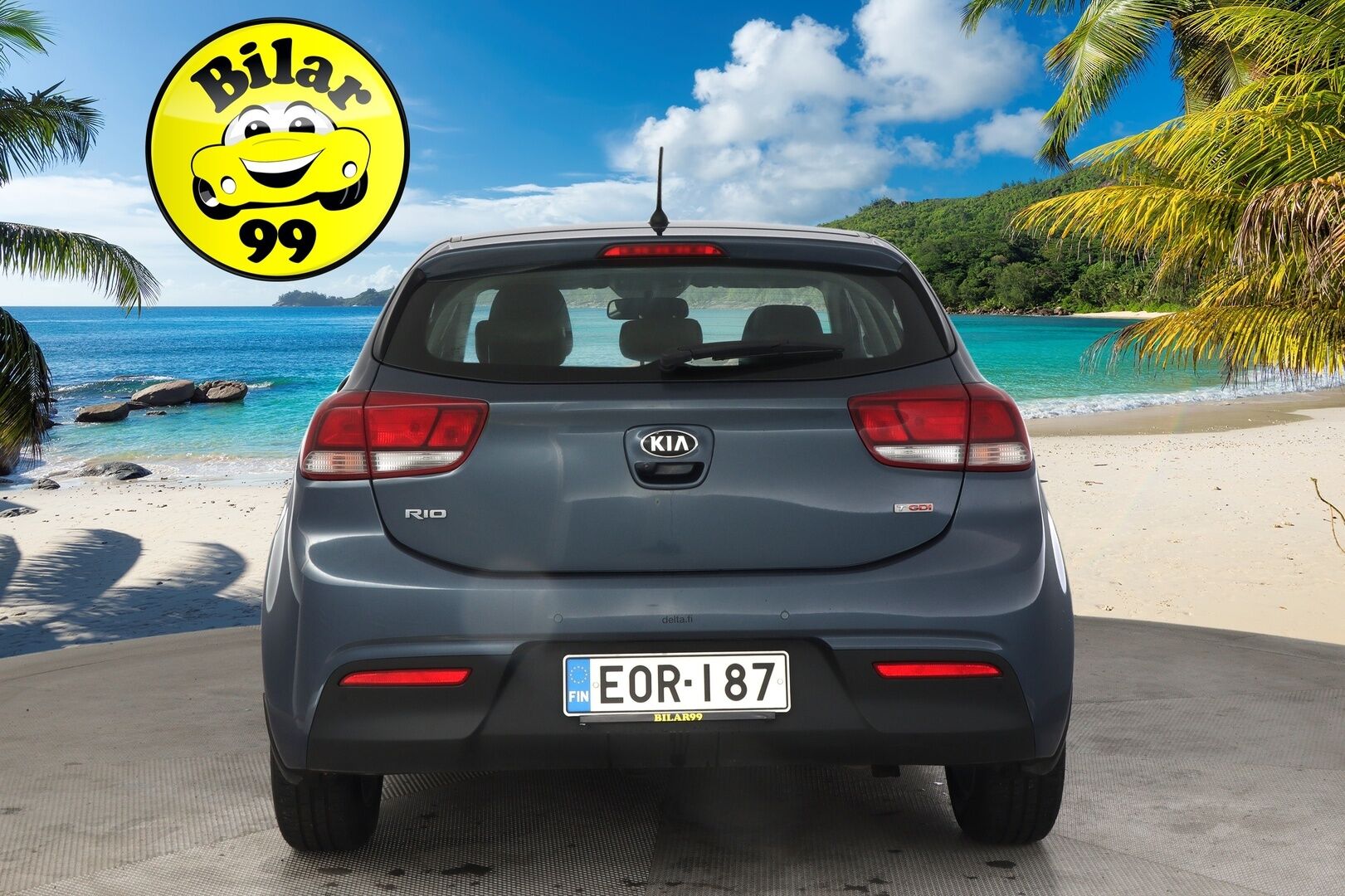 Kia Rio 2017 1,0 T-GDI ISG 100hv EX EcoDynamics *Lohko sisälämmittemellä / Peruutuskamera / 2x aluvanteet* - *Juuri saapunut / Leimaa 22.6.2026 / Merkkihuollettu*