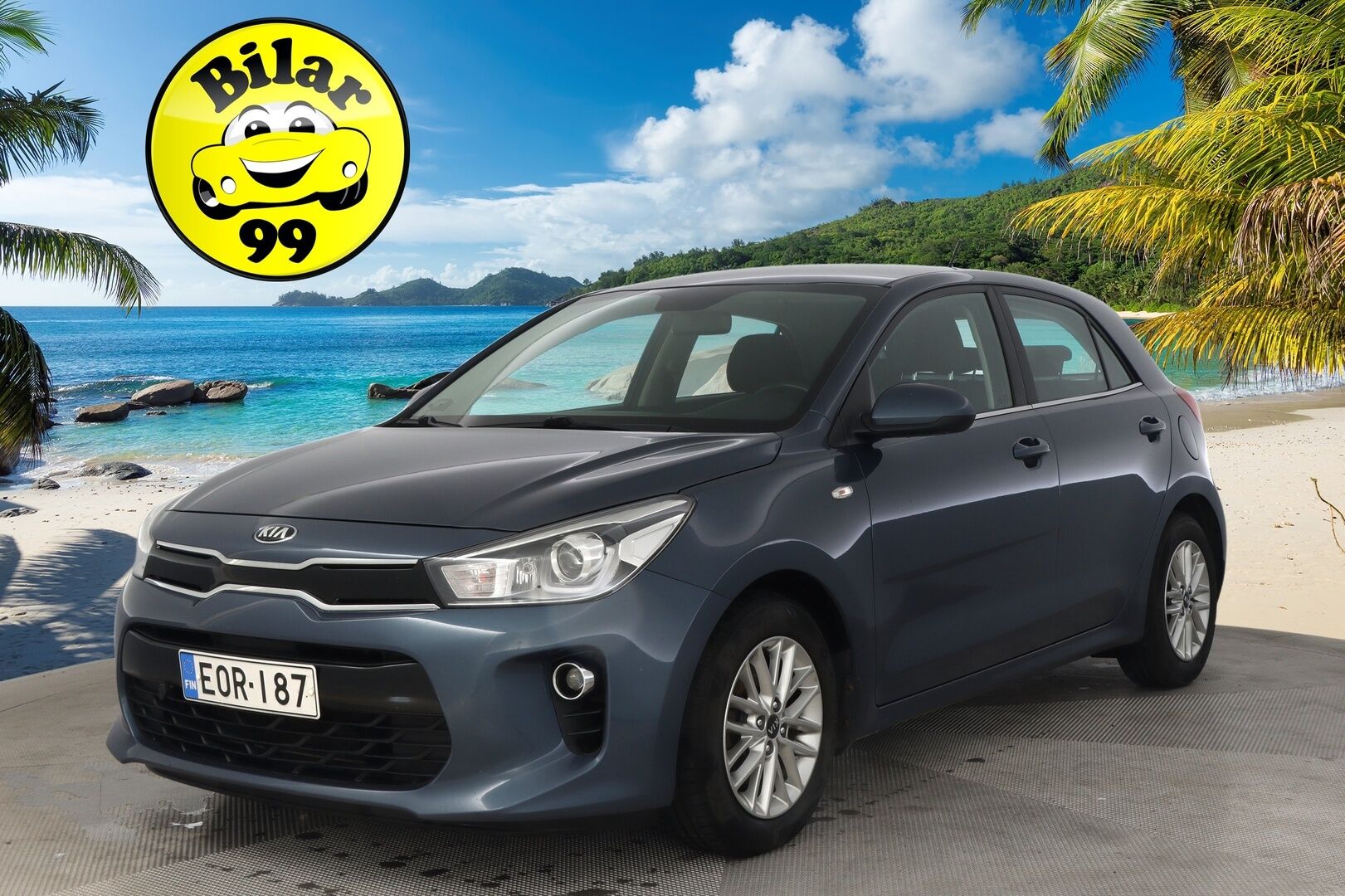 Kia Rio 2017 1,0 T-GDI ISG 100hv EX EcoDynamics *Lohko sisälämmittemellä / Peruutuskamera / 2x aluvanteet* - *Juuri saapunut / Leimaa 22.6.2026 / Merkkihuollettu*