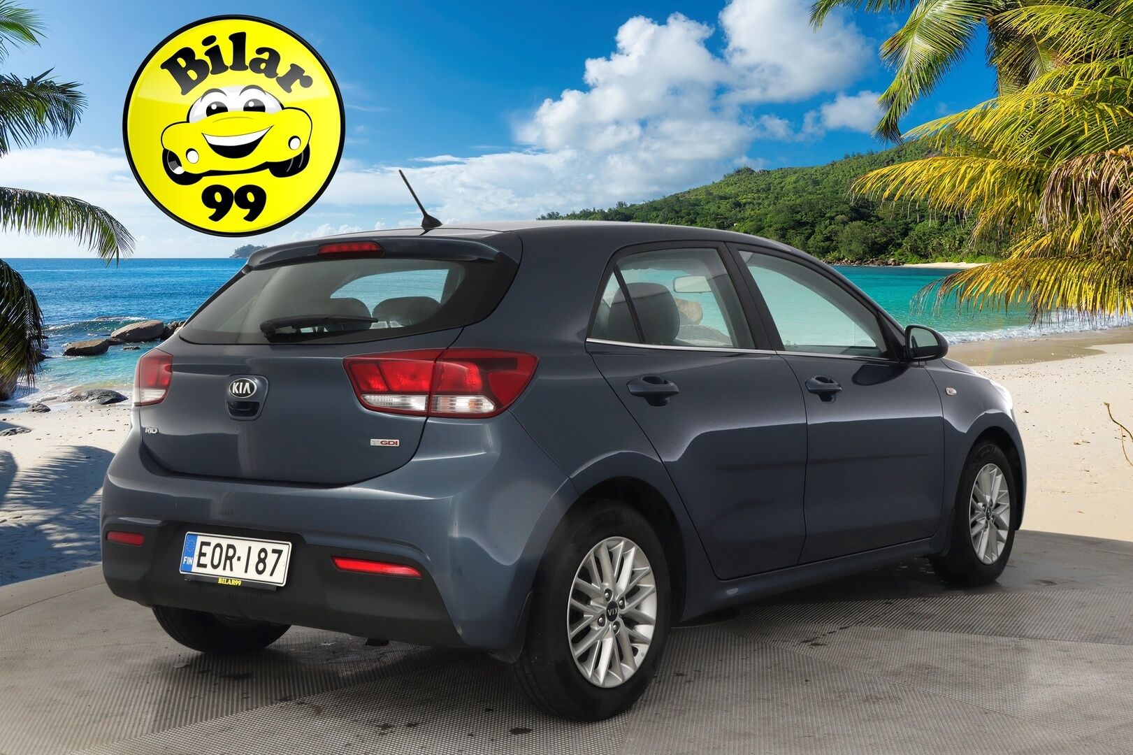 Kia Rio 2017 1,0 T-GDI ISG 100hv EX EcoDynamics *Lohko sisälämmittemellä / Peruutuskamera / 2x aluvanteet* - *Juuri saapunut / Leimaa 22.6.2026 / Merkkihuollettu*