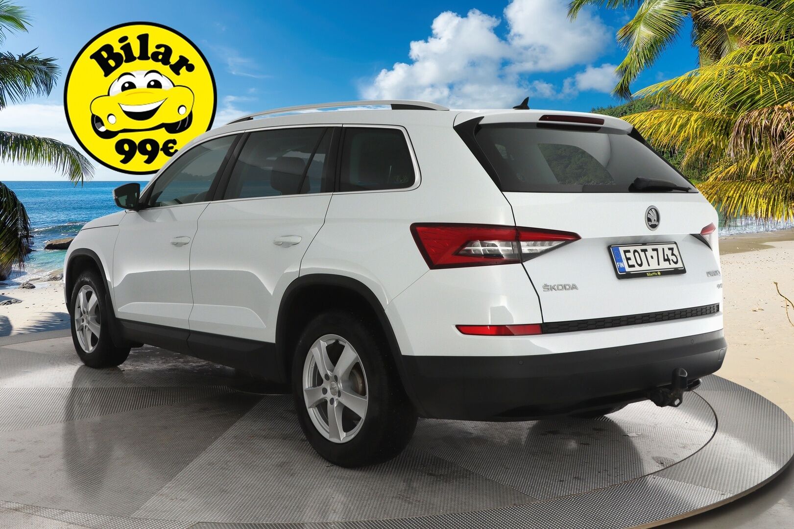 Skoda Kodiaq 2018 2,0 TDI 150 4x4 Style *P-Lämmitin / Vetokoukku / Adapt.Cruise / Sähköistuimet muisteilla / Canton Sound system / Winter paketti* - Navi / LED