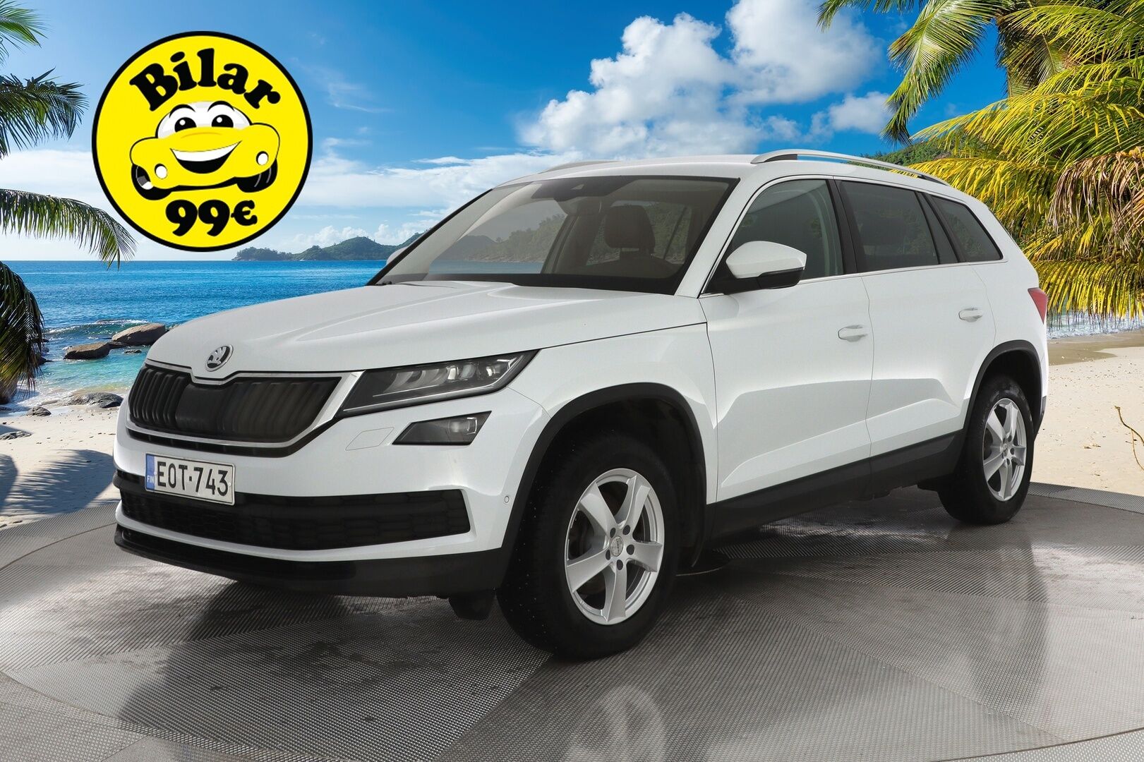Skoda Kodiaq 2018 2,0 TDI 150 4x4 Style *P-Lämmitin / Vetokoukku / Adapt.Cruise / Sähköistuimet muisteilla / Canton Sound system / Winter paketti* - Navi / LED