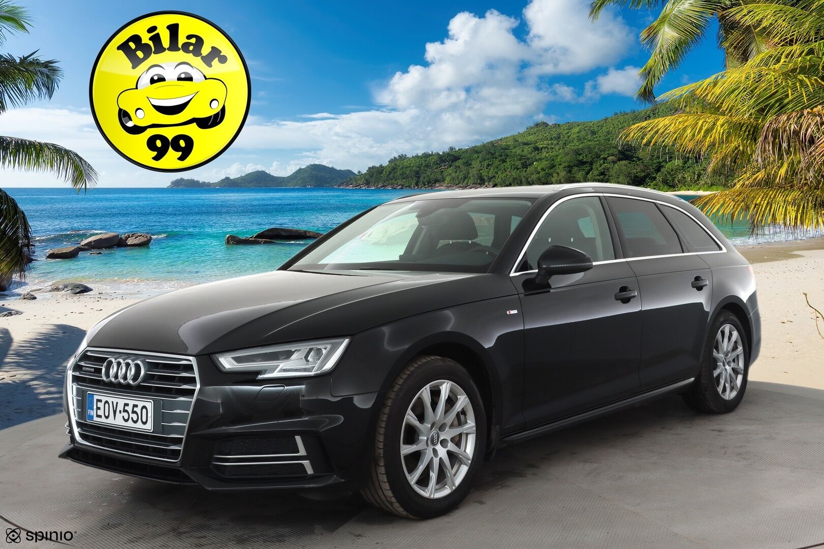 Audi A4 2018 Avant Business Comfort S line Edition 2,0 TDI 140 kW quattro S tronic * Vakkari / Webasto / Koukku / LED / P.tutkat * - Suomi-auto / Kahdet Renkaat - HULLUT AVAJAISHULINAT KORKOTARJOUS 3,29 %