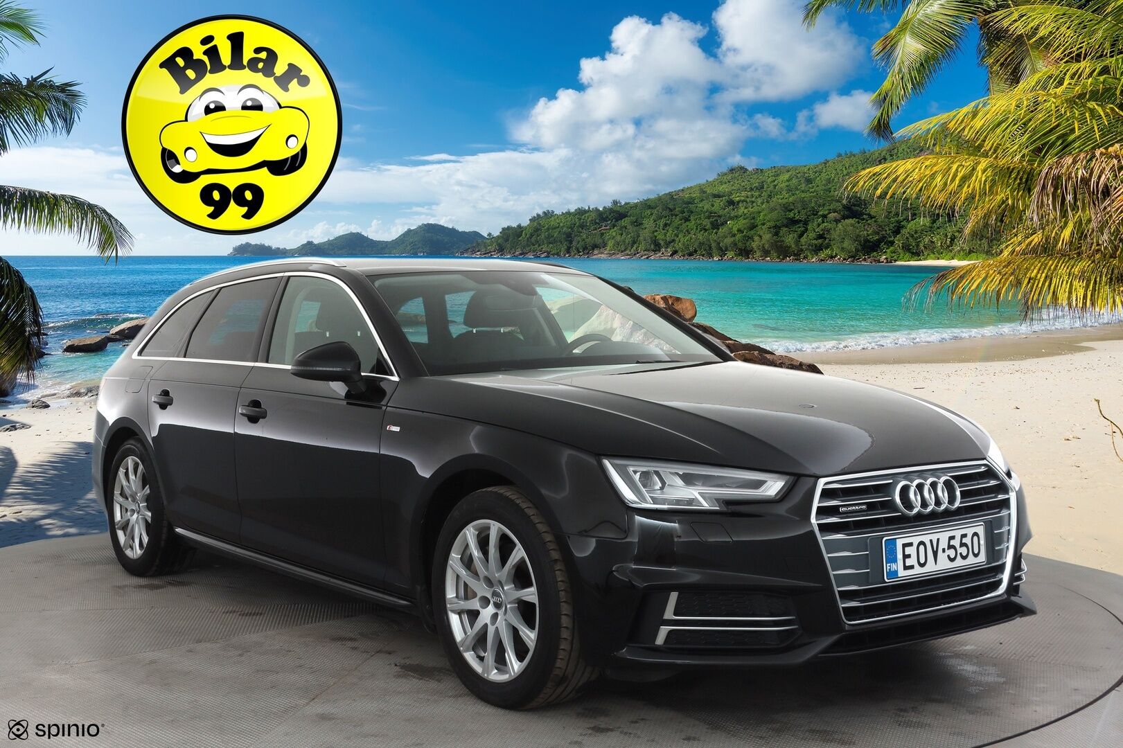 Audi A4 2018 Avant Business Comfort S line Edition 2,0 TDI 140 kW quattro S tronic * Vakkari / Webasto / Koukku / LED / P.tutkat * - Suomi-auto / Kahdet Renkaat - HULLUT AVAJAISHULINAT KORKOTARJOUS 3,29 %