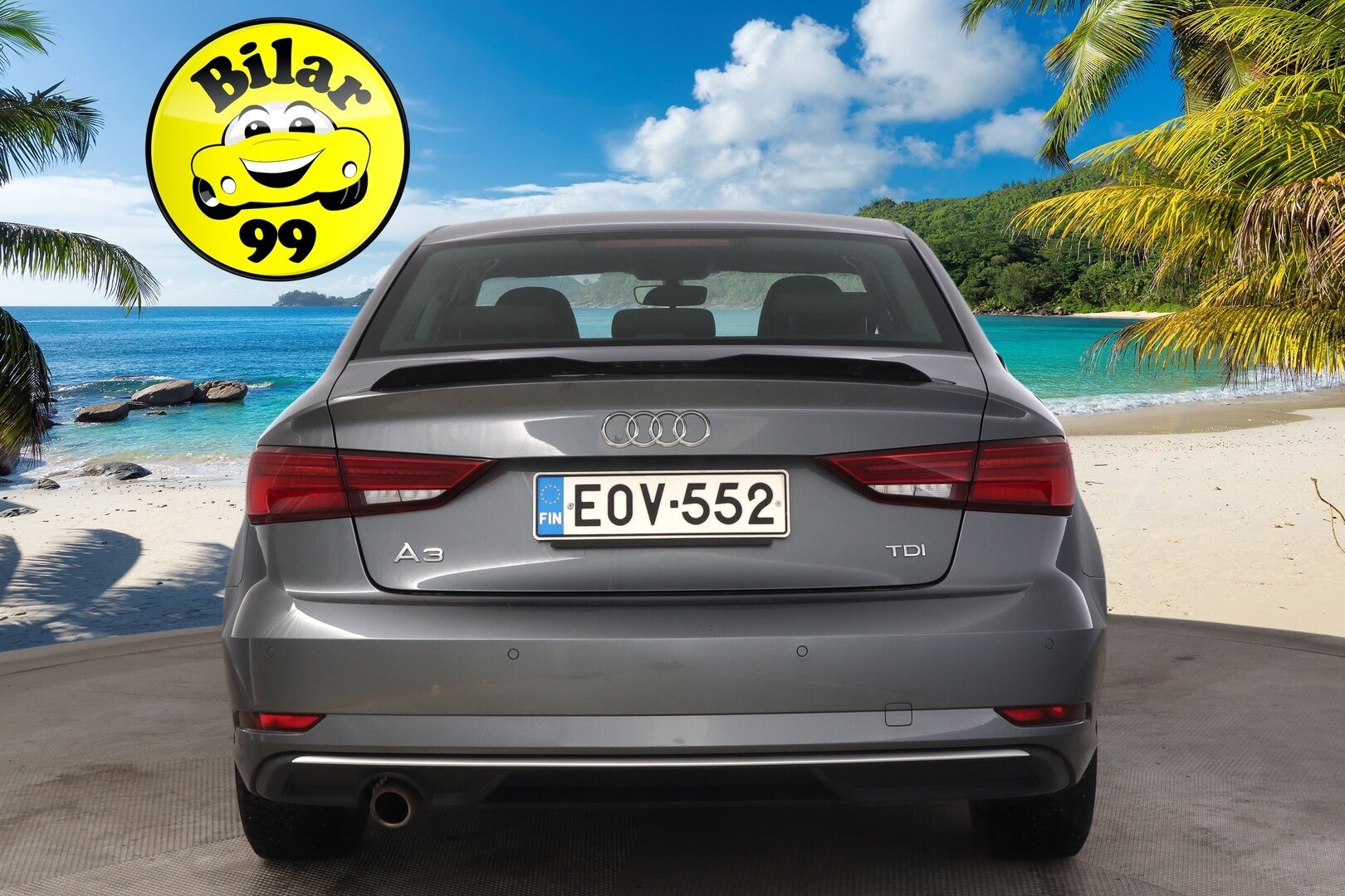 Audi A3 2018 Sedan Pro Business Sport Edition 1,6 TDI 85 kW S tronic * ACC / P.tutka / Keyless / Lohkolämmitin * - Suomi-auto kaksilla aluvanteilla!