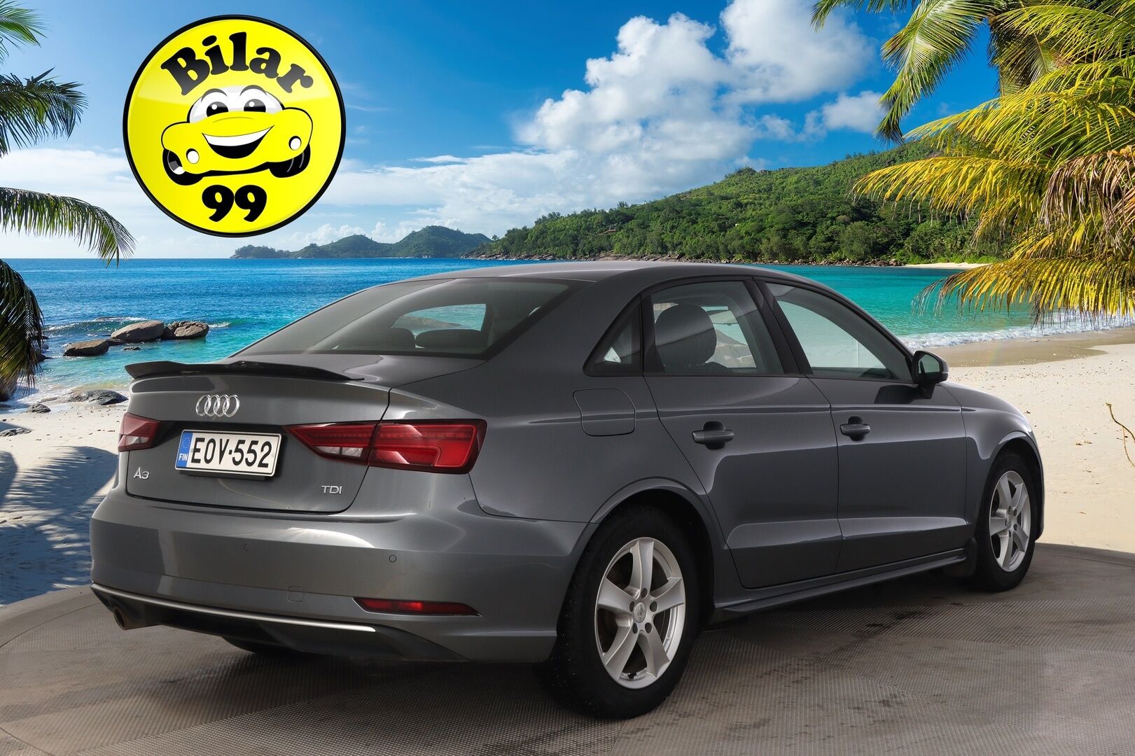 Audi A3 2018 Sedan Pro Business Sport Edition 1,6 TDI 85 kW S tronic * ACC / P.tutka / Keyless / Lohkolämmitin * - Suomi-auto kaksilla aluvanteilla!