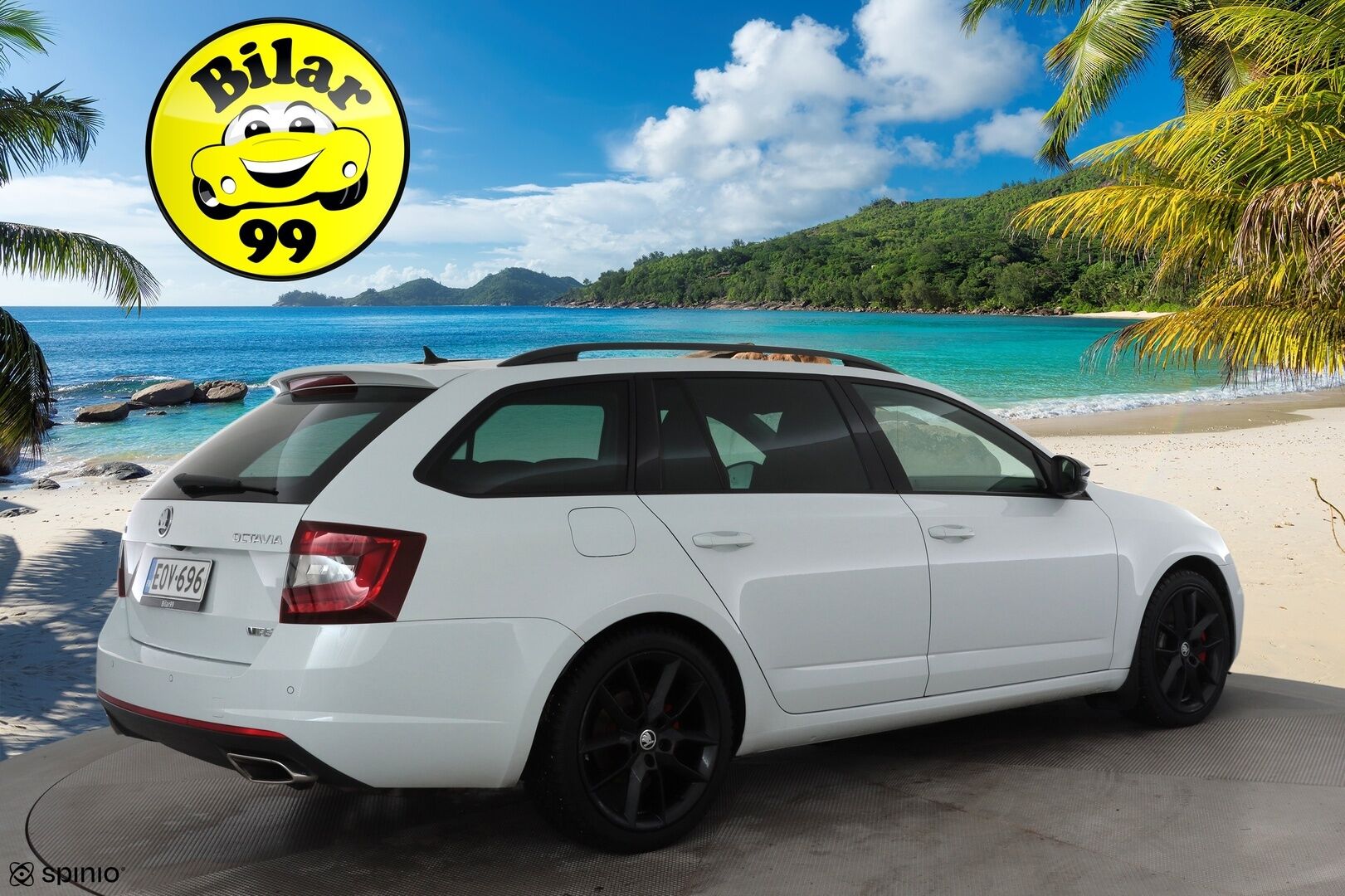 Skoda Octavia 2018 Combi 2,0 TSI RS DSG * Panorama / Webasto / ACC / LED / P.Kamera / Kaistavahti / KeylessGO * - Suomi-auto / Kahdet renkaat - HULLU BLACKWEEK KORKOTARJOUS 2,49%