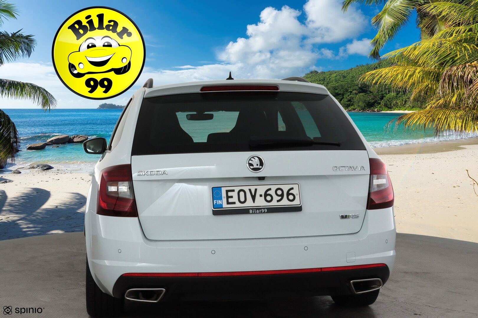 Skoda Octavia 2018 Combi 2,0 TSI RS DSG * Panorama / Webasto / ACC / LED / P.Kamera / Kaistavahti / KeylessGO * - Suomi-auto / Kahdet renkaat - HULLU BLACKWEEK KORKOTARJOUS 2,49%