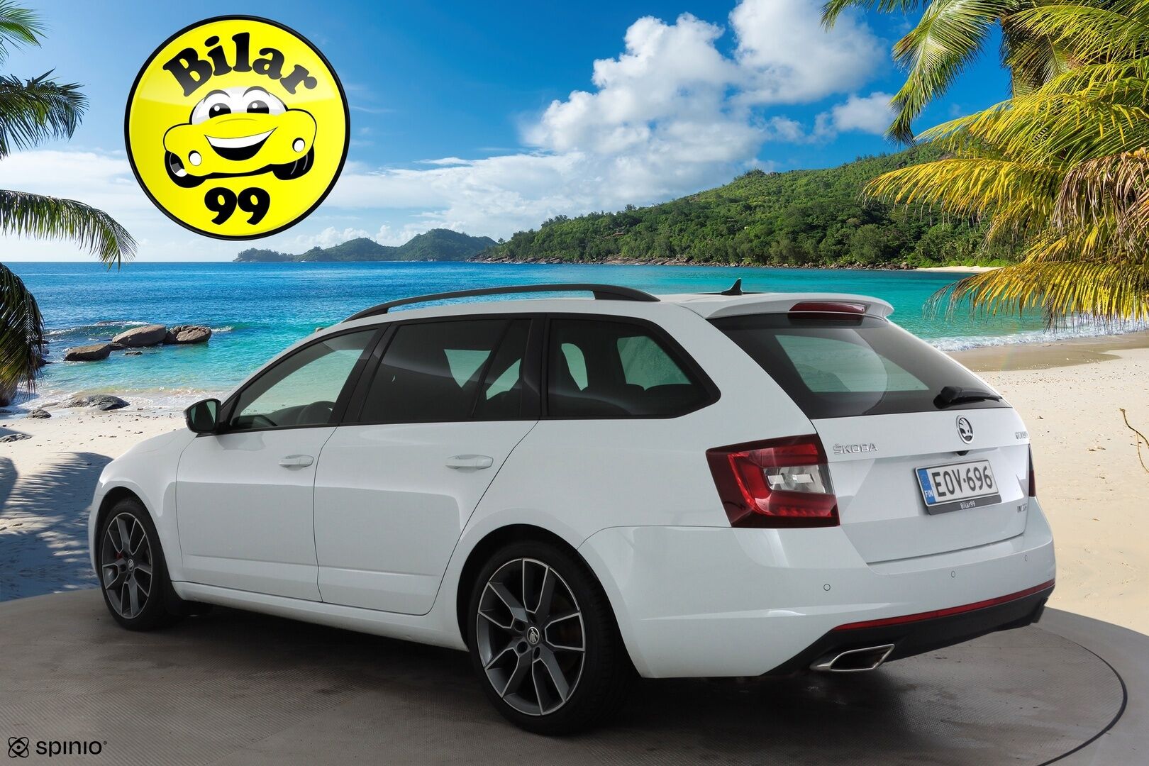 Skoda Octavia 2018 Combi 2,0 TSI RS DSG * Panorama / Webasto / ACC / LED / P.Kamera / Kaistavahti / KeylessGO * - Suomi-auto / Kahdet renkaat - HULLU BLACKWEEK KORKOTARJOUS 2,49%