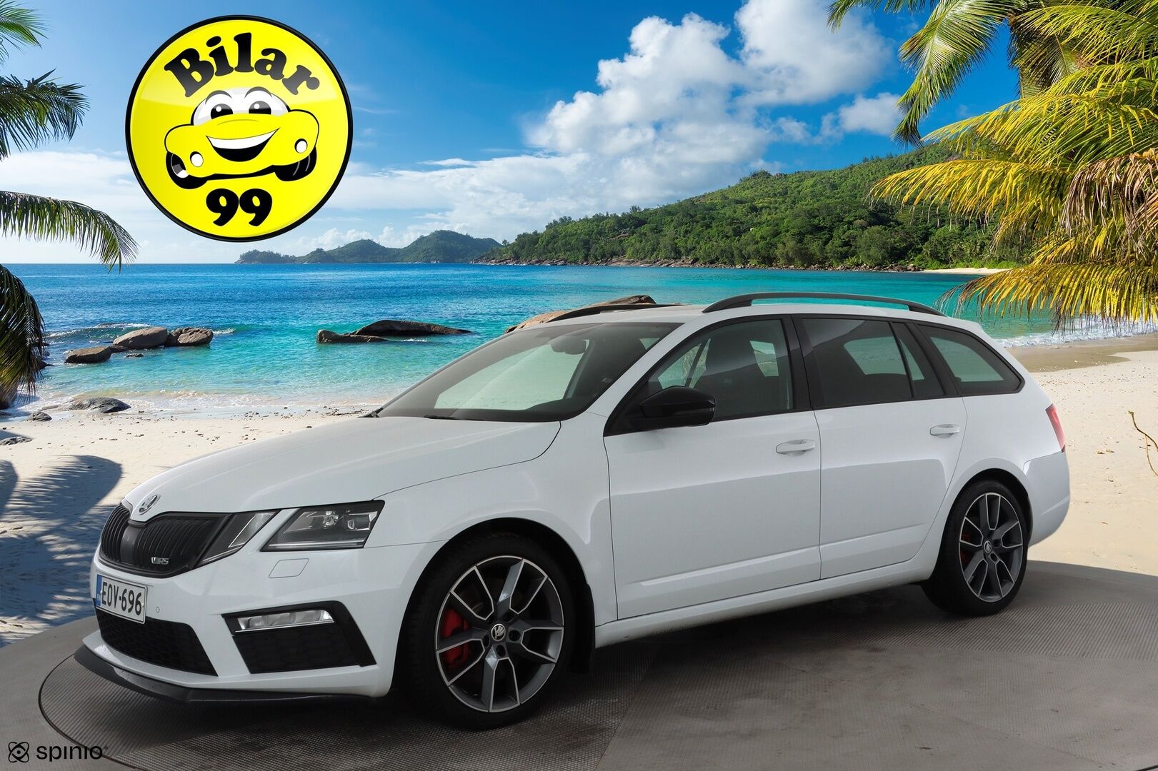 Skoda Octavia 2018 Combi 2,0 TSI RS DSG * Panorama / Webasto / ACC / LED / P.Kamera / Kaistavahti / KeylessGO * - Suomi-auto / Kahdet renkaat - HULLU BLACKWEEK KORKOTARJOUS 2,49%