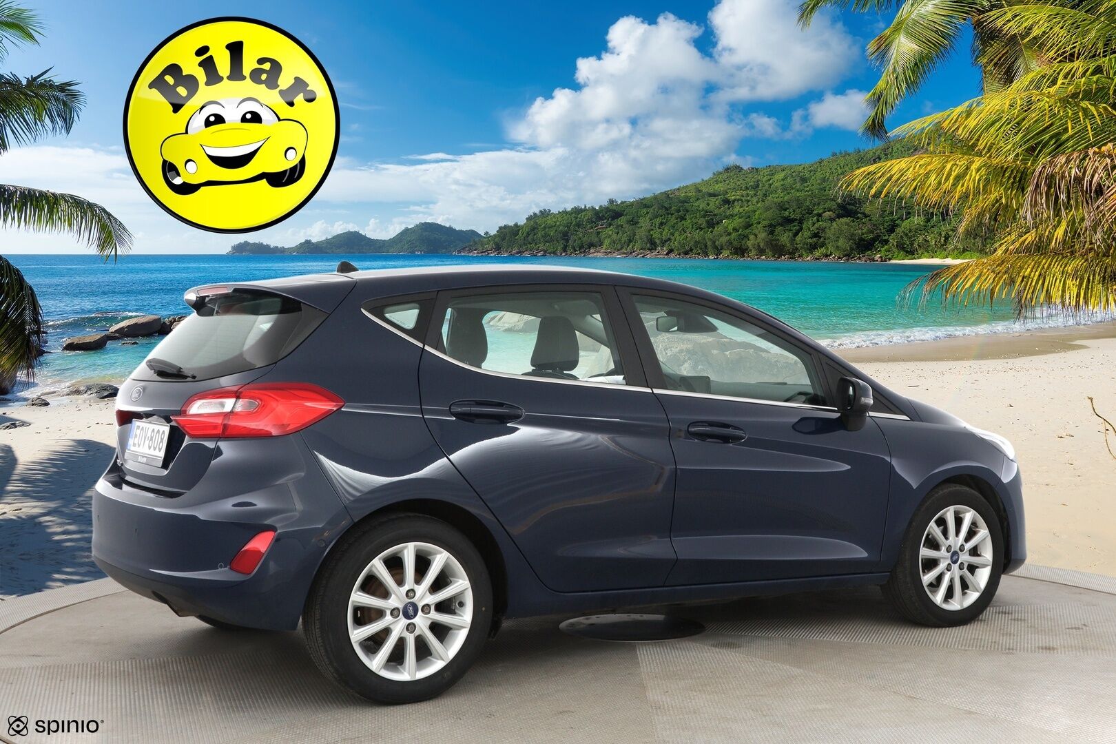 Ford Fiesta 2018 1,0 EcoBoost 100hv A6 Titanium 5-ovinen - Adapt.Vakkari | Peruutuskamera | Lohko+sisä | Applecarplay | Lämm. Tuulilasi | 2x Aluvanteet 