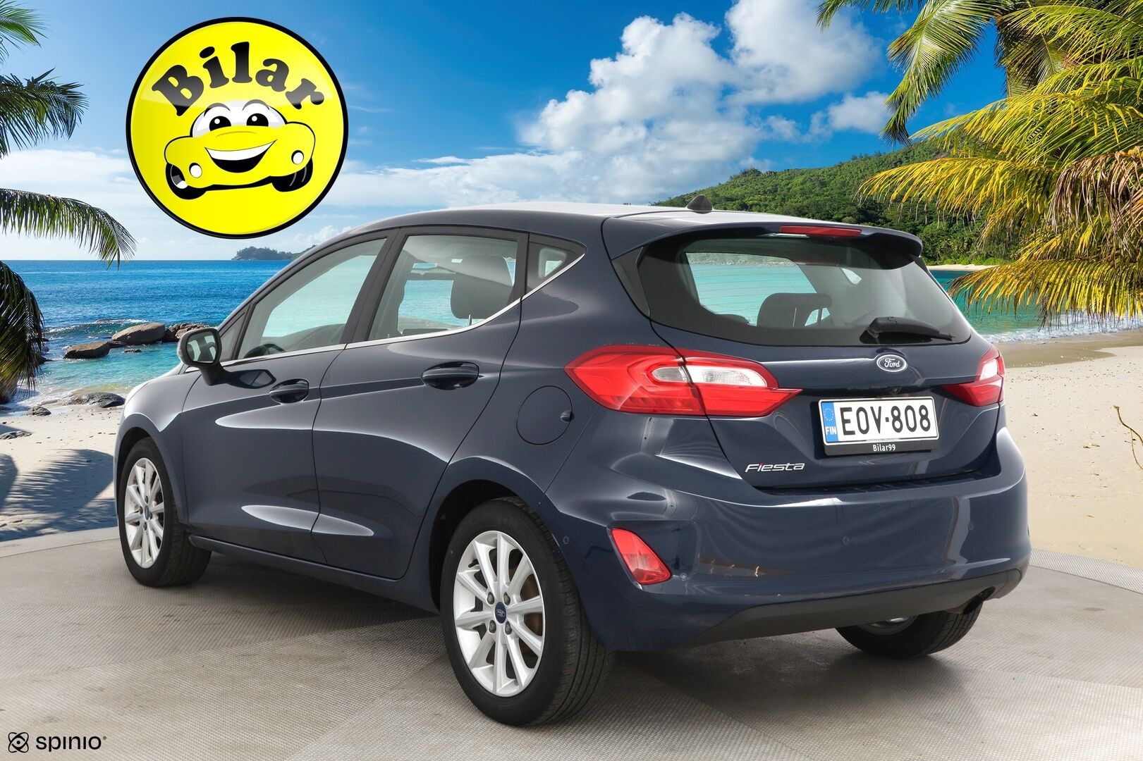Ford Fiesta 2018 1,0 EcoBoost 100hv A6 Titanium 5-ovinen - Adapt.Vakkari | Peruutuskamera | Lohko+sisä | Applecarplay | Lämm. Tuulilasi | 2x Aluvanteet 