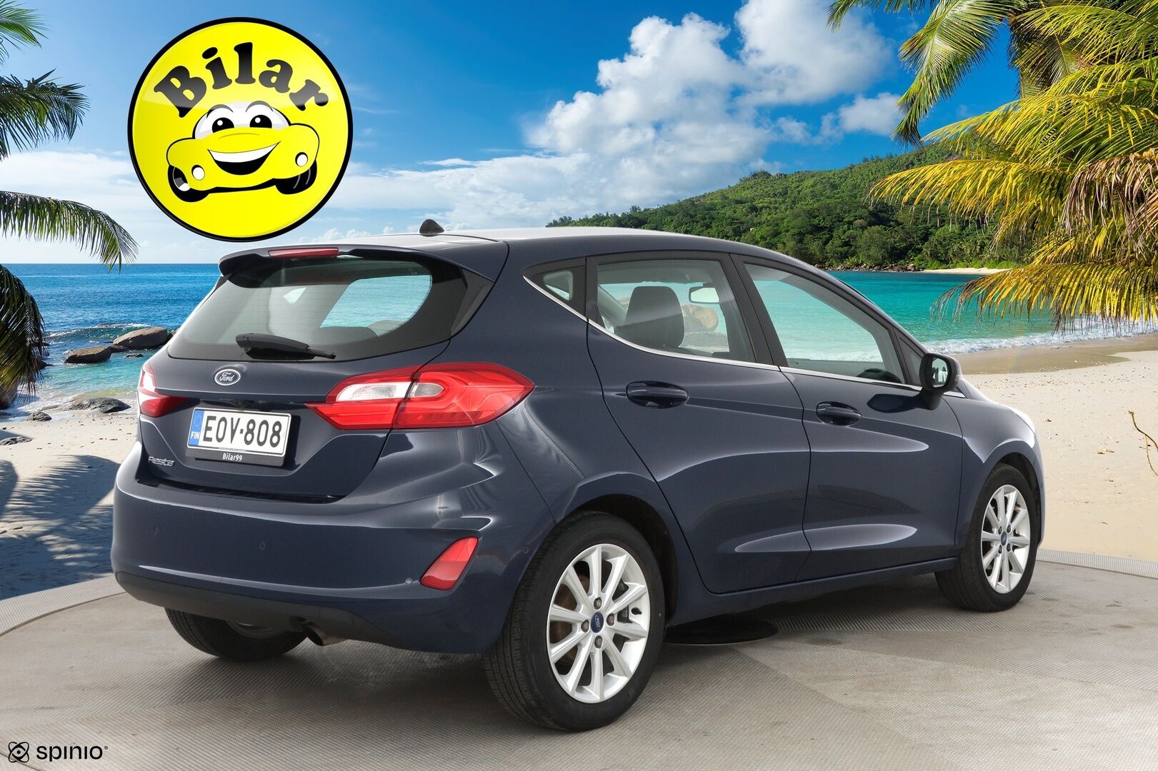 Ford Fiesta 2018 1,0 EcoBoost 100hv A6 Titanium 5-ovinen - Adapt.Vakkari | Peruutuskamera | Lohko+sisä | Applecarplay | Lämm. Tuulilasi | 2x Aluvanteet 