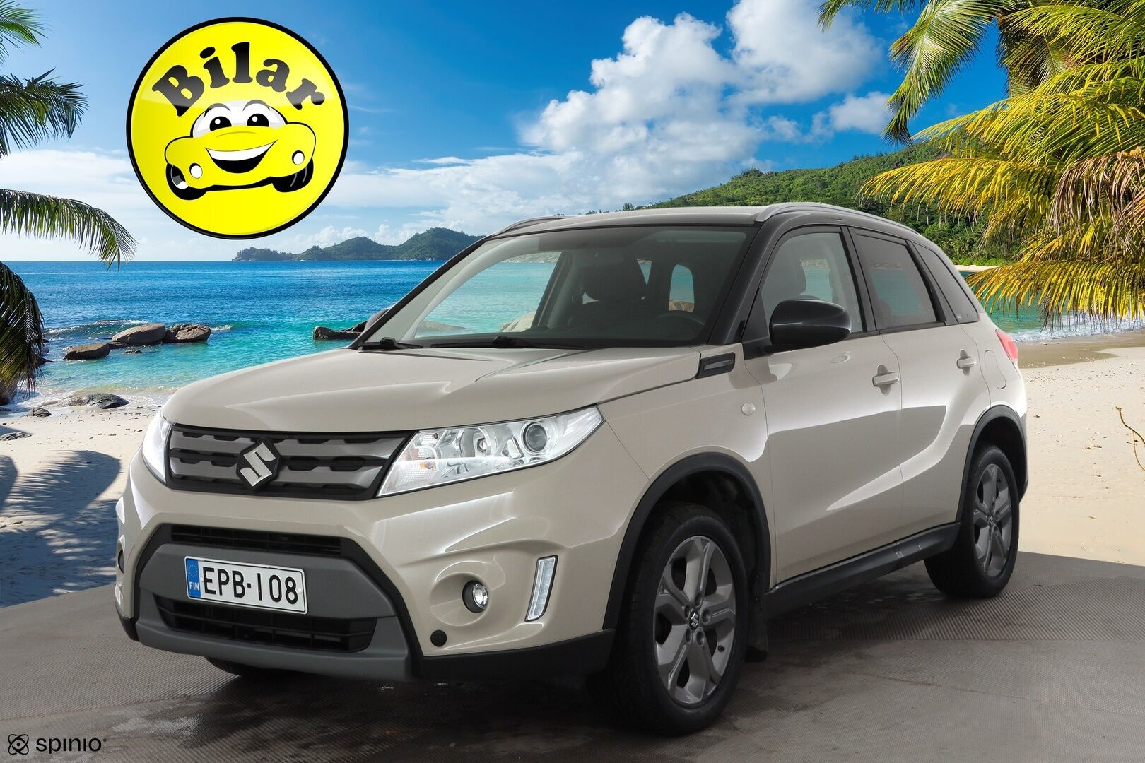 Suzuki Vitara 2018 1,6 VVT 4WD GL+ 5MT - | ACC | P.kamera | Nelivedon lukko | Apple & Android | Bluetooth | Penkinlämmittimet | Aut. ilmastointi | 2x renkaat aluin | Huoltokirja |