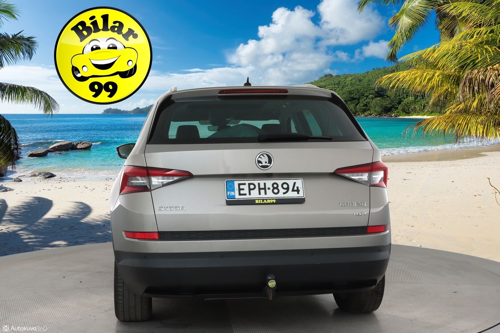 Skoda Kodiaq 2018 2.0 TDI 190 4x4 Exclusive DSG 7-P - Webasto / Imastoidut muistipenkit / Koukku / ACC / Panorama / Canton / 360 kamera / Keyless 