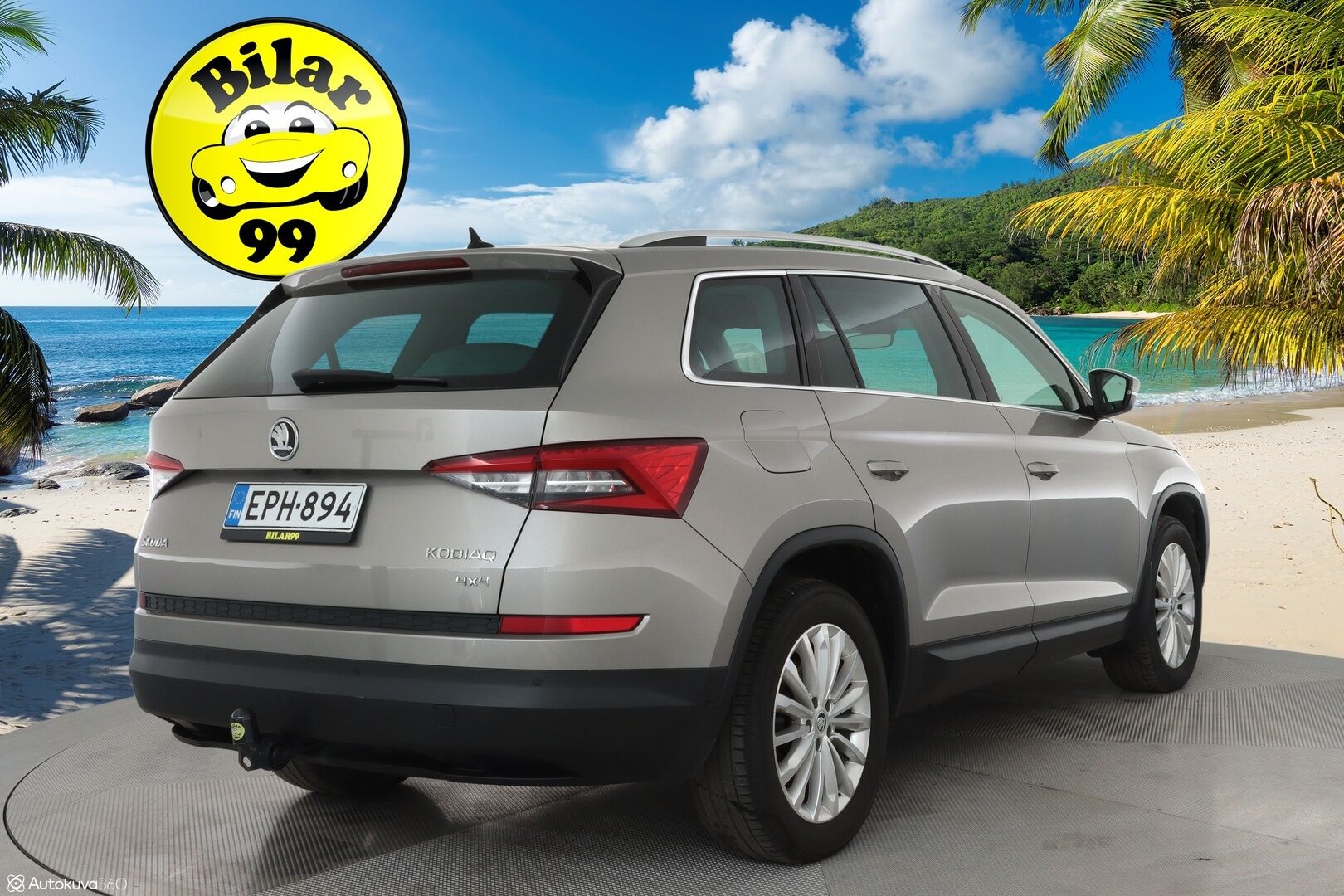 Skoda Kodiaq 2018 2.0 TDI 190 4x4 Exclusive DSG 7-P - Webasto / Imastoidut muistipenkit / Koukku / ACC / Panorama / Canton / 360 kamera / Keyless 