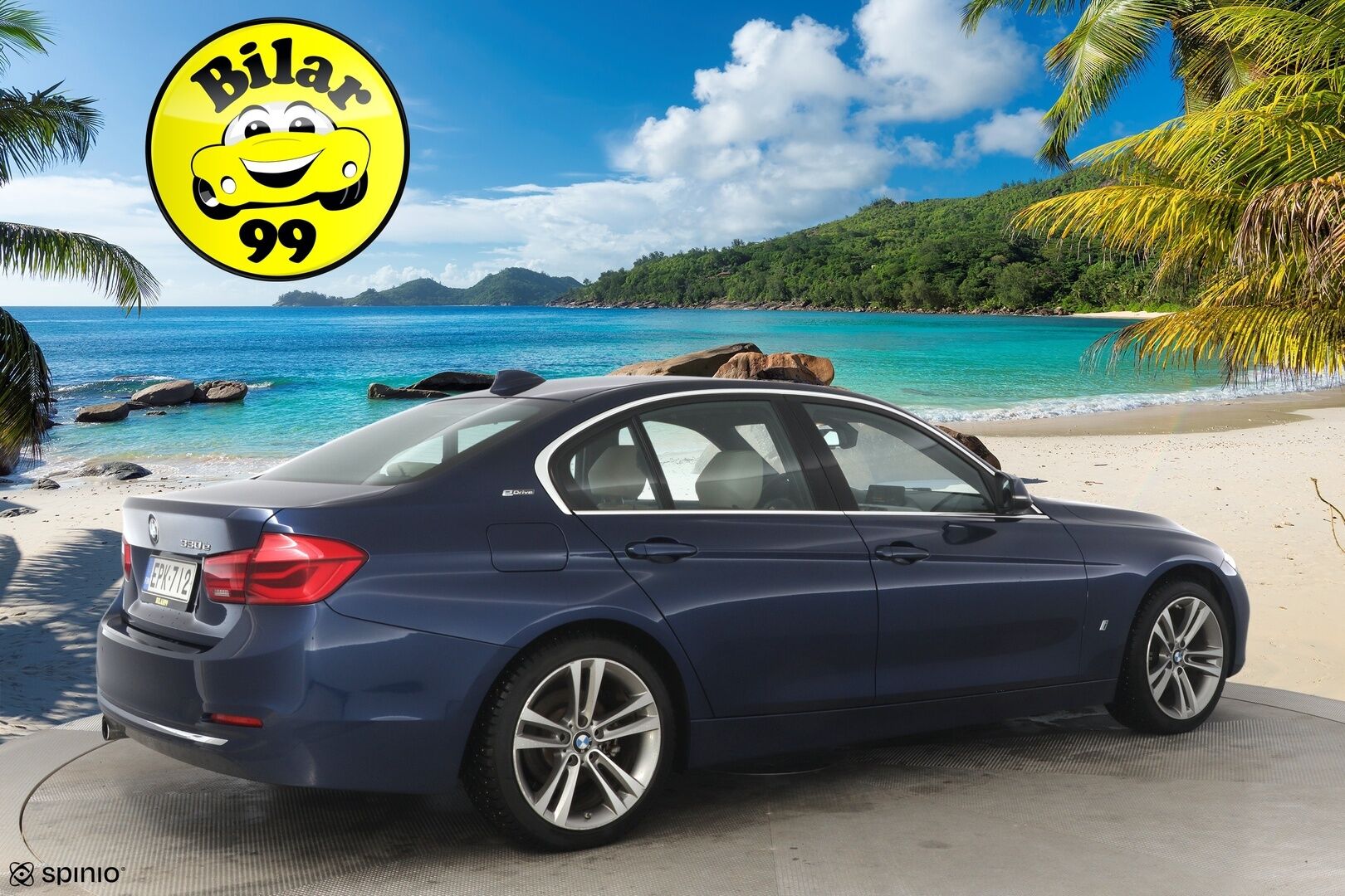 BMW 330 2018 F30 Sedan 330e A Business Exclusive Luxury *Suomi-auto / H&K / Prof.Navi / Kattoluukku / LED / Muistipenkit* - *Vaaleat sporttinahat / 2x Renkaat ja vanteet*