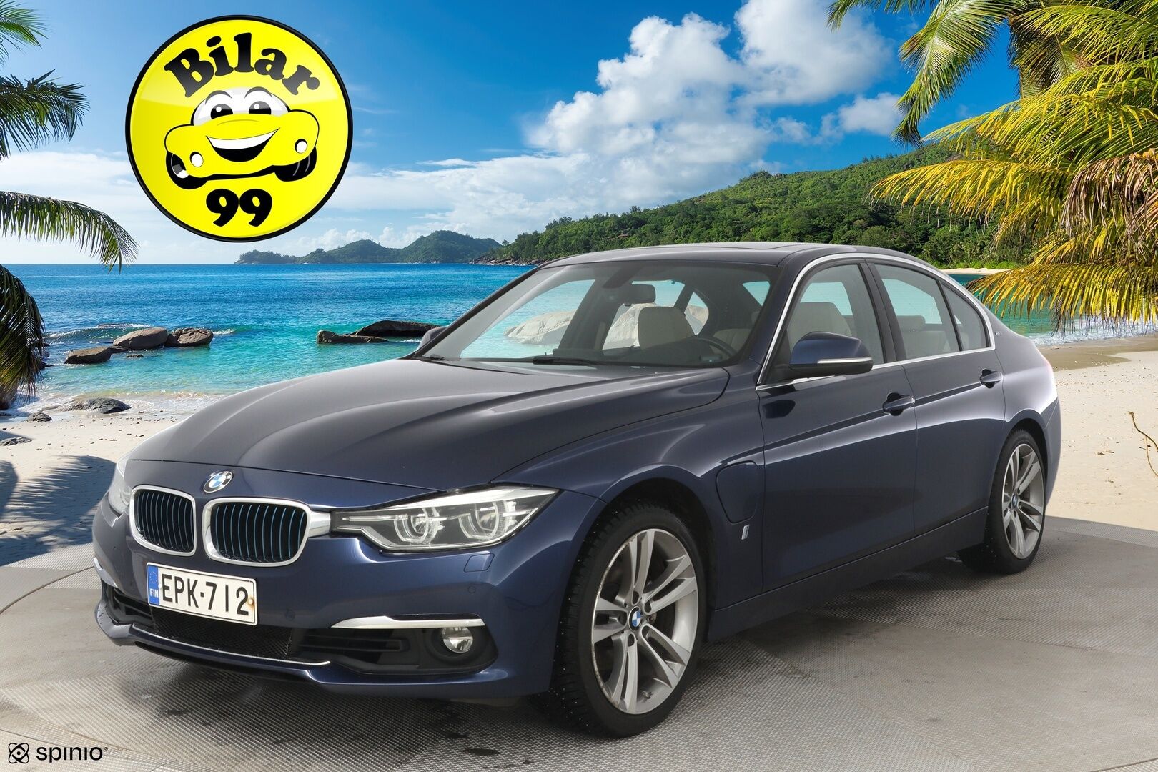 BMW 330 2018 F30 Sedan 330e A Business Exclusive Luxury *Suomi-auto / H&K / Prof.Navi / Kattoluukku / LED / Muistipenkit* - *Vaaleat sporttinahat / 2x Renkaat ja vanteet*