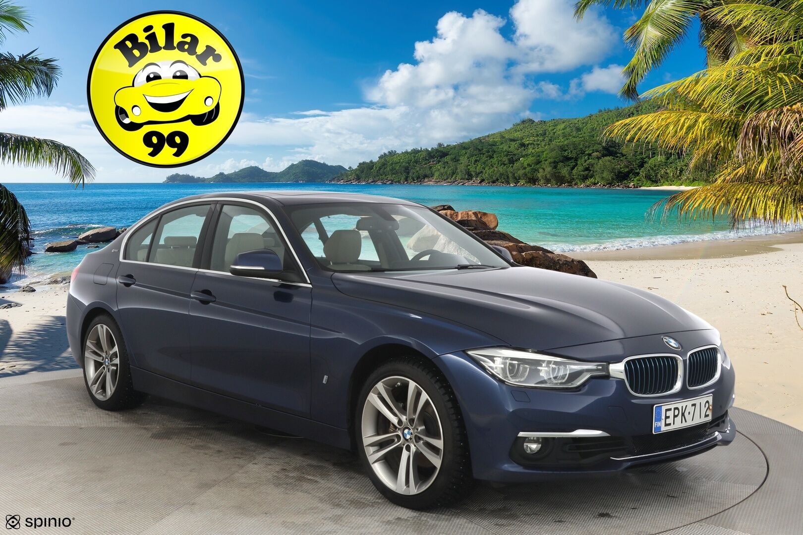 BMW 330 2018 F30 Sedan 330e A Business Exclusive Luxury *Suomi-auto / H&K / Prof.Navi / Kattoluukku / LED / Muistipenkit* - *Vaaleat sporttinahat / 2x Renkaat ja vanteet*