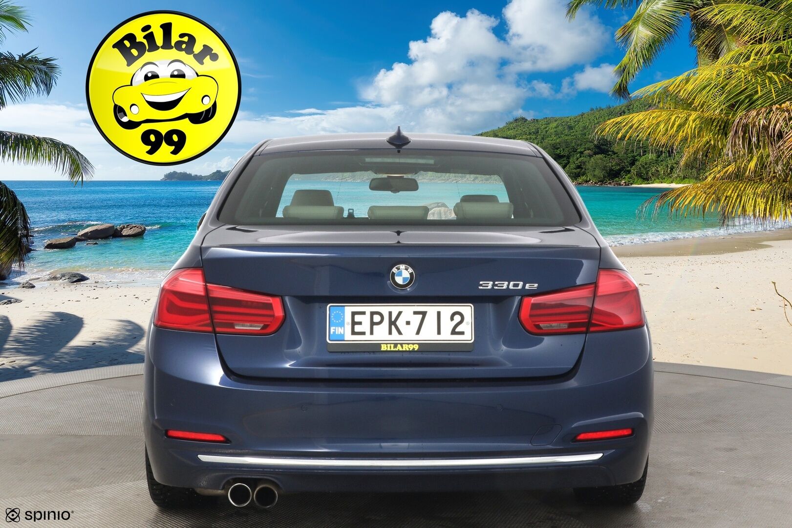 BMW 330 2018 F30 Sedan 330e A Business Exclusive Luxury *Suomi-auto / H&K / Prof.Navi / Kattoluukku / LED / Muistipenkit* - *Vaaleat sporttinahat / 2x Renkaat ja vanteet*