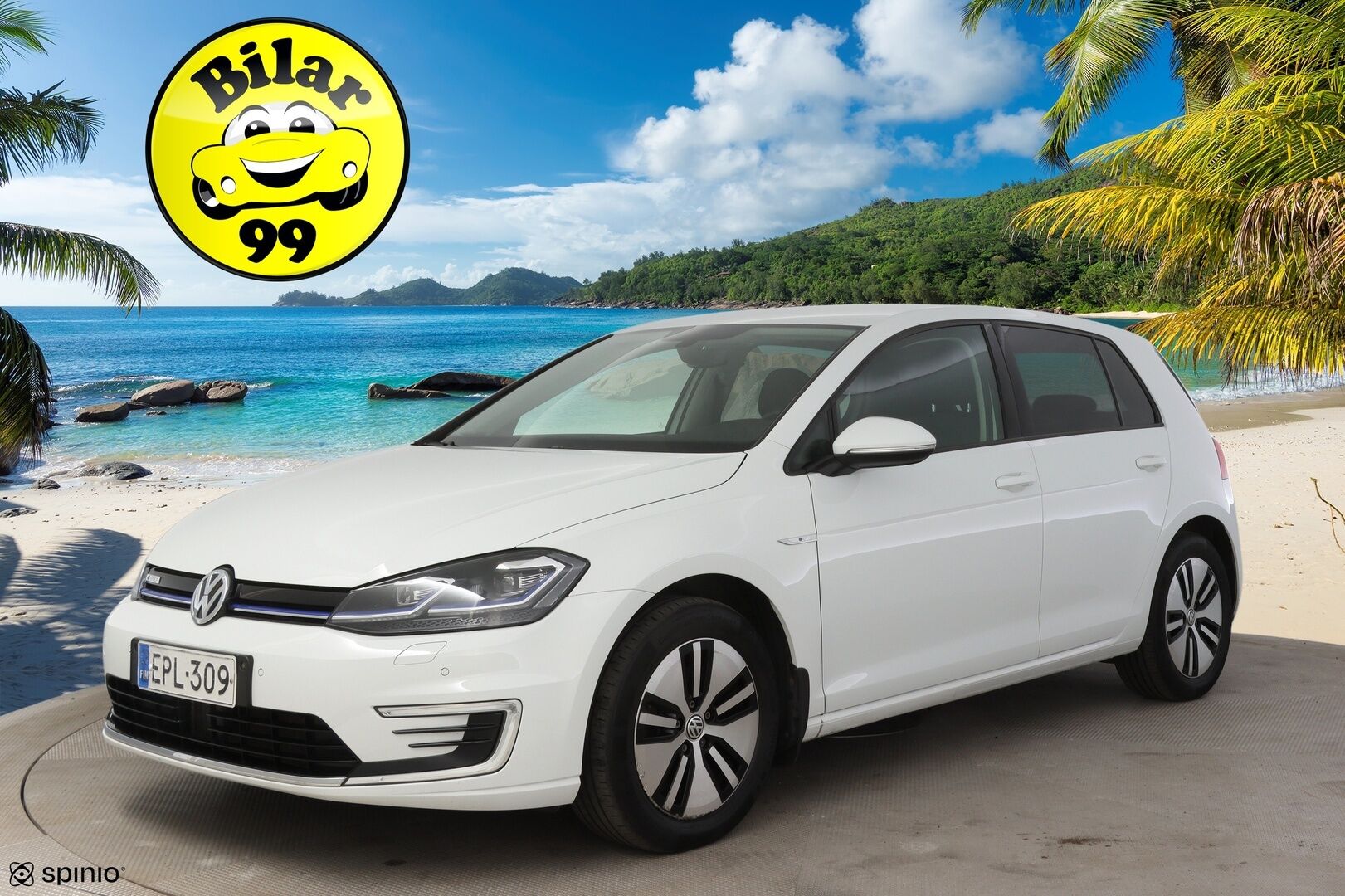 Volkswagen Golf 2018 e-Golf 100kW 36kWh aut. ** Facelift / Digimittaristo / Lämpöpumppu / Lämm. Tuulilasi / Acc / Carplay&Android auto ** - *Lämpöpaketilla varusteltu Suomiauto! / Kahdet renkaat vanteilla!*