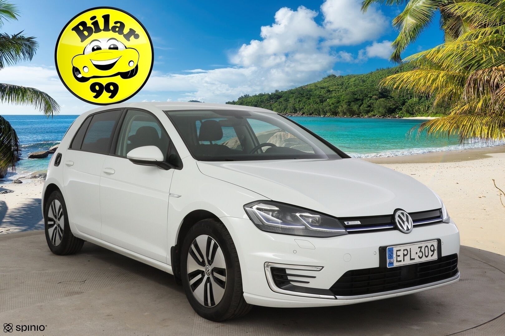 Volkswagen Golf 2018 e-Golf 100kW 36kWh aut. ** Facelift / Digimittaristo / Lämpöpumppu / Lämm. Tuulilasi / Acc / Carplay&Android auto ** - *Lämpöpaketilla varusteltu Suomiauto! / Kahdet renkaat vanteilla!* - Osta nyt, maksa vasta ensi vuonna