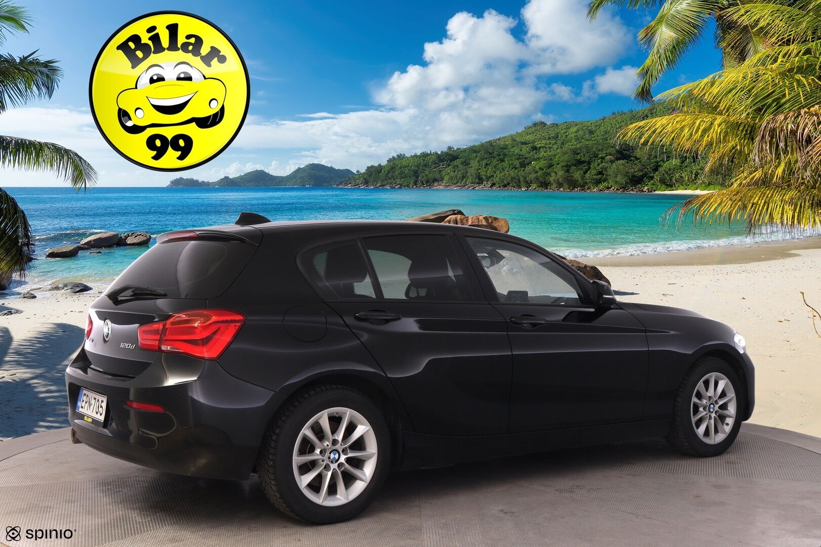 BMW 120 2018 F20 Hatchback 120d A xDrive Business Aut. Edition *Vakkari / Lohko / Tutka / Xenon / Suomiauto* - Vähän ajettu ja hyvin huollettu neliveto kaksilla hyvillä renkailla! - HULLUT VÄLIPÄIVÄT KORKOTARJOUS 2,49%
