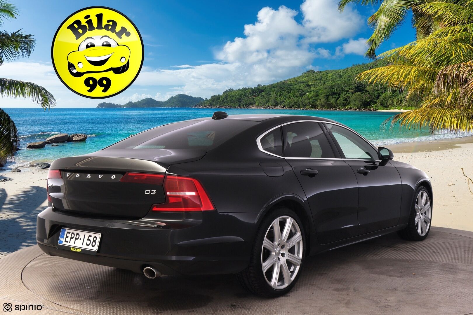 Volvo S90 2019 D3 Business aut *Webasto / ACC / VOC / Pilot Assist / Digimittaristo / Keyless* - Juuri huollettu / 20"-vanteet / Kahdet hyväkuntoiset renkaat / Ratinlämmitin - Osta nyt, maksa vasta ensi vuonna