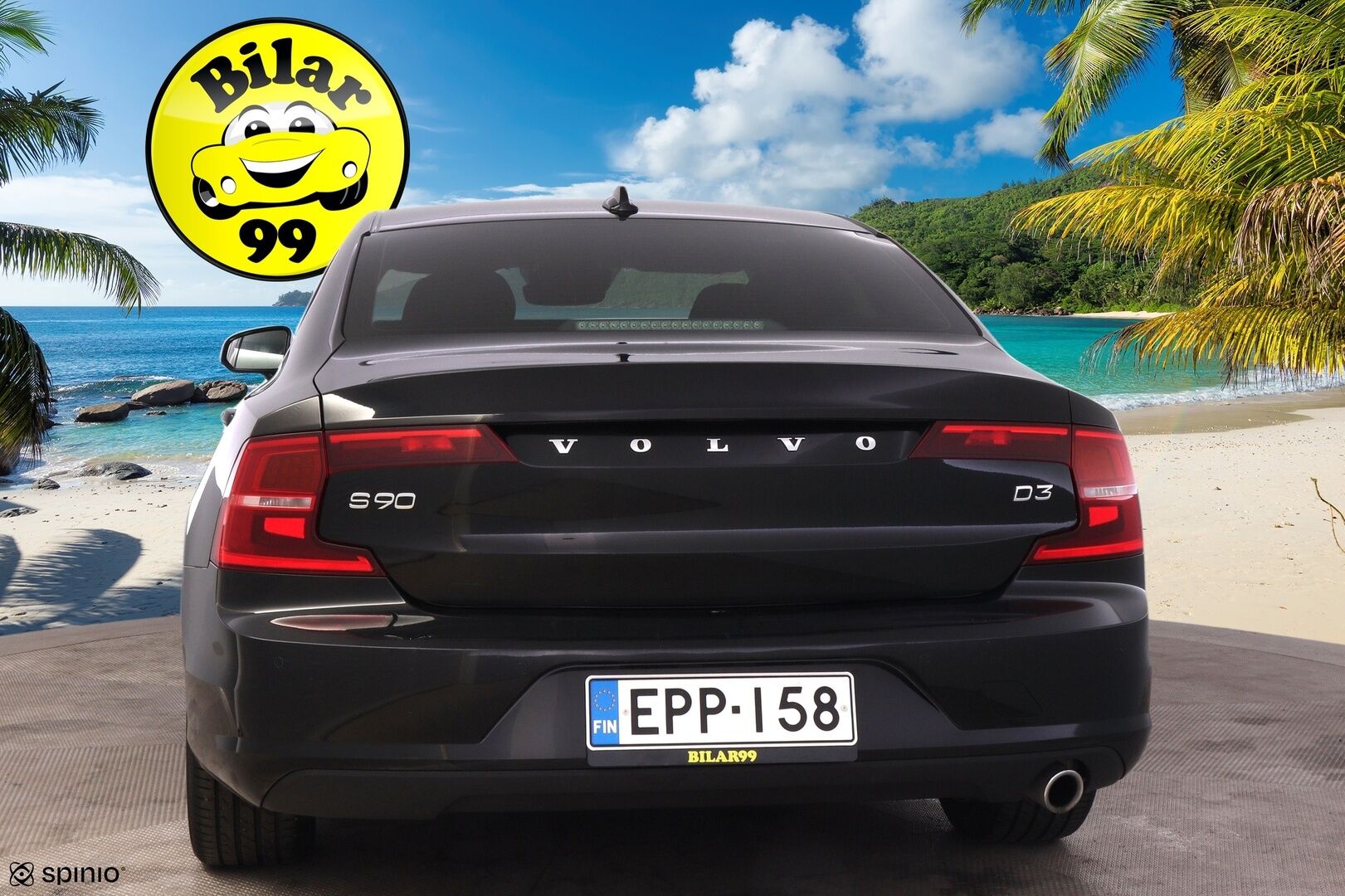 Volvo S90 2019 D3 Business aut *Webasto / ACC / VOC / Pilot Assist / Digimittaristo / Keyless* - Parkkitutkat / 2X Renkaat ja vanteet / Ratinlämmitin