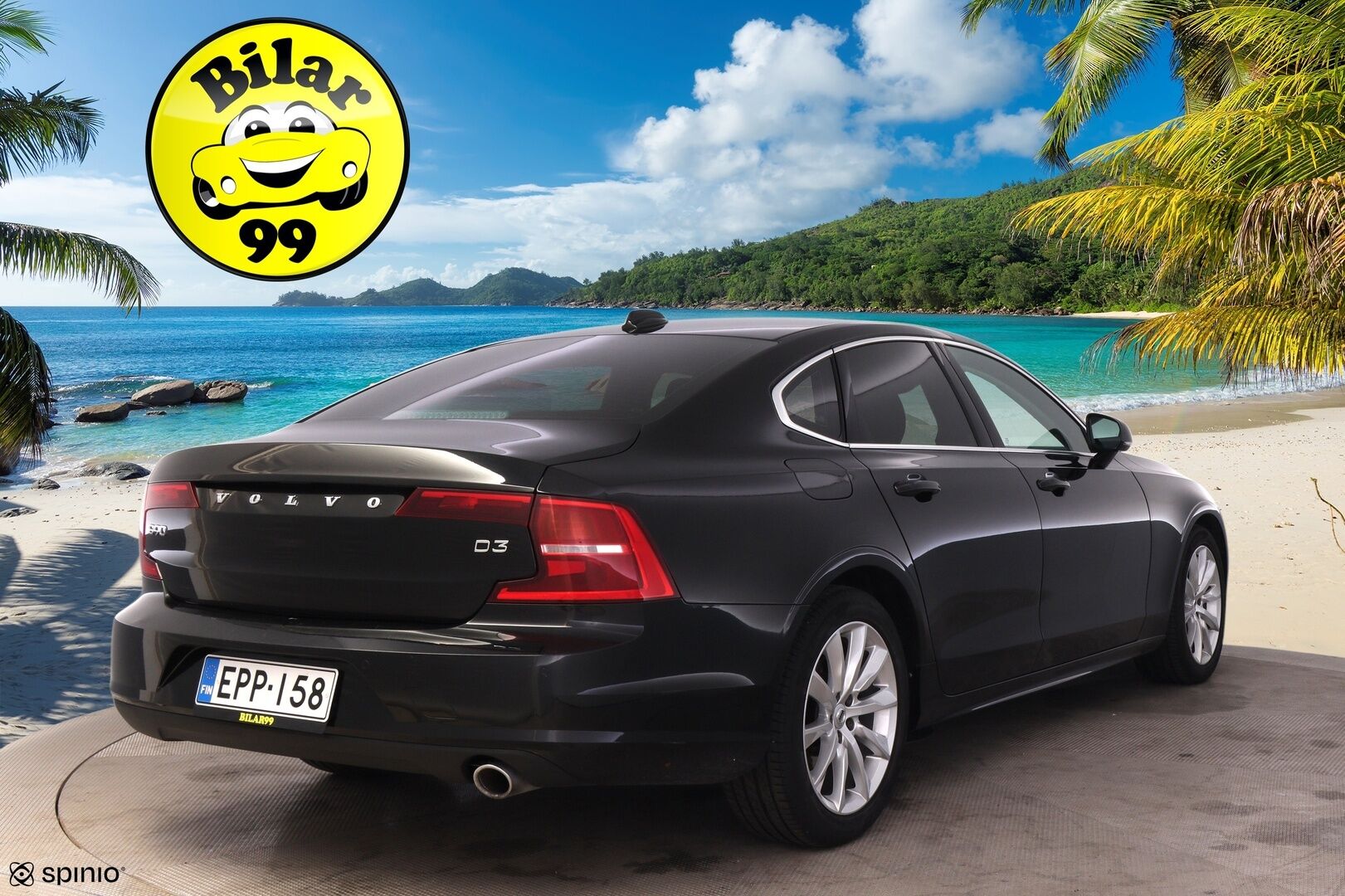 Volvo S90 2019 D3 Business aut *Webasto / ACC / VOC / Pilot Assist / Digimittaristo / Keyless* - Parkkitutkat / 2X Renkaat ja vanteet / Ratinlämmitin