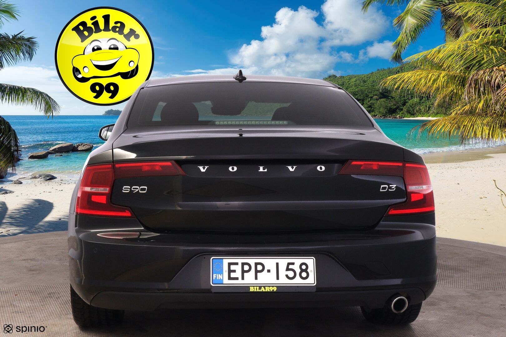 Volvo S90 2019 D3 Business aut *Webasto / ACC / VOC / Pilot Assist / Digimittaristo / Keyless* - Juuri huollettu / 20"-vanteet / Kahdet hyväkuntoiset renkaat / Ratinlämmitin - Osta nyt, maksa vasta ensi vuonna