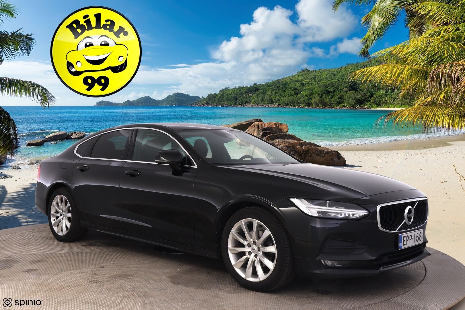 Volvo S90 2019 D3 Business aut *Webasto / ACC / VOC / Pilot Assist / Digimittaristo / Keyless* - Parkkitutkat / 2X Renkaat ja vanteet / Ratinlämmitin