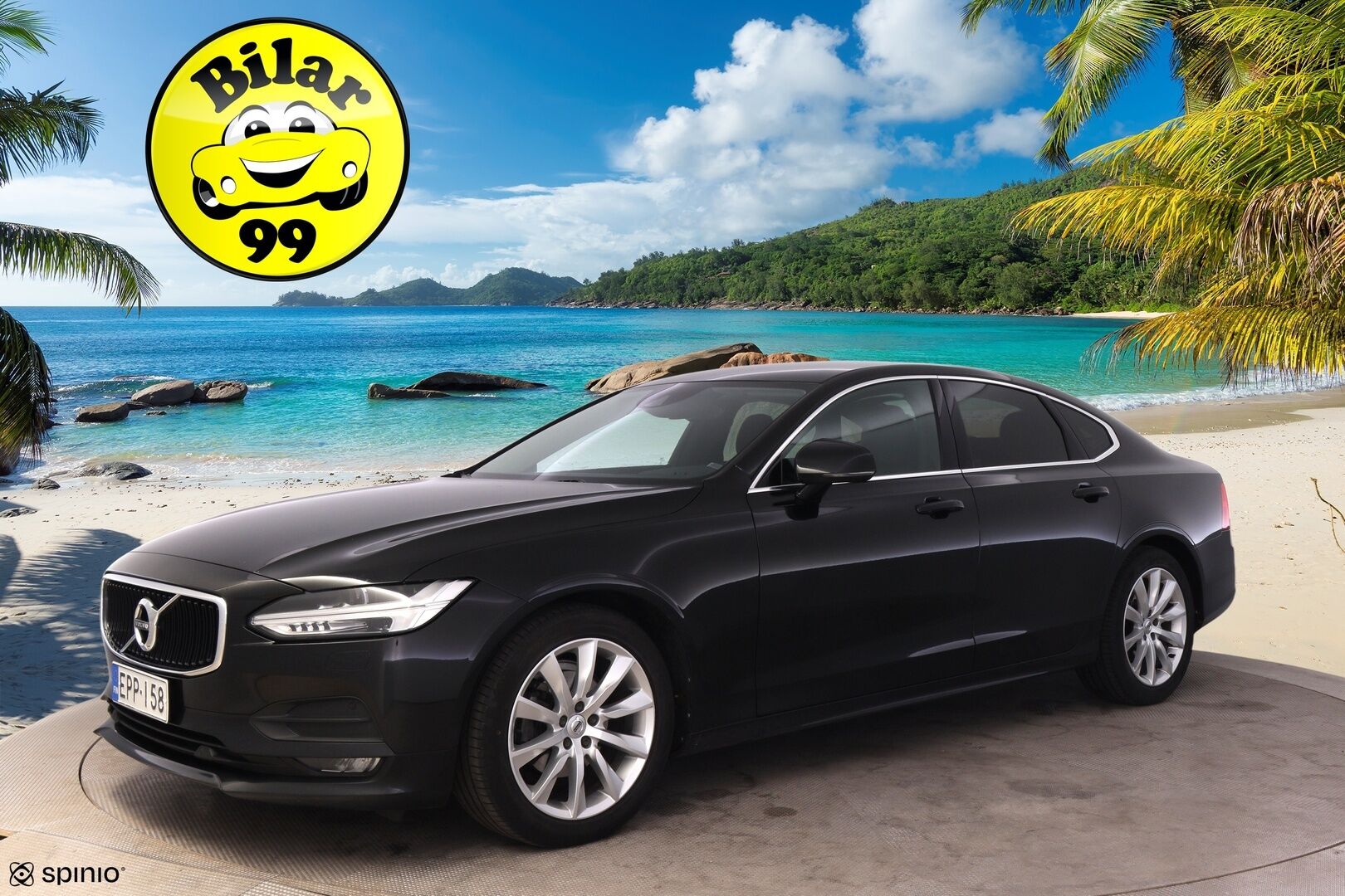 Volvo S90 2019 D3 Business aut *Webasto / ACC / VOC / Pilot Assist / Digimittaristo / Keyless* - Parkkitutkat / 2X Renkaat ja vanteet / Ratinlämmitin