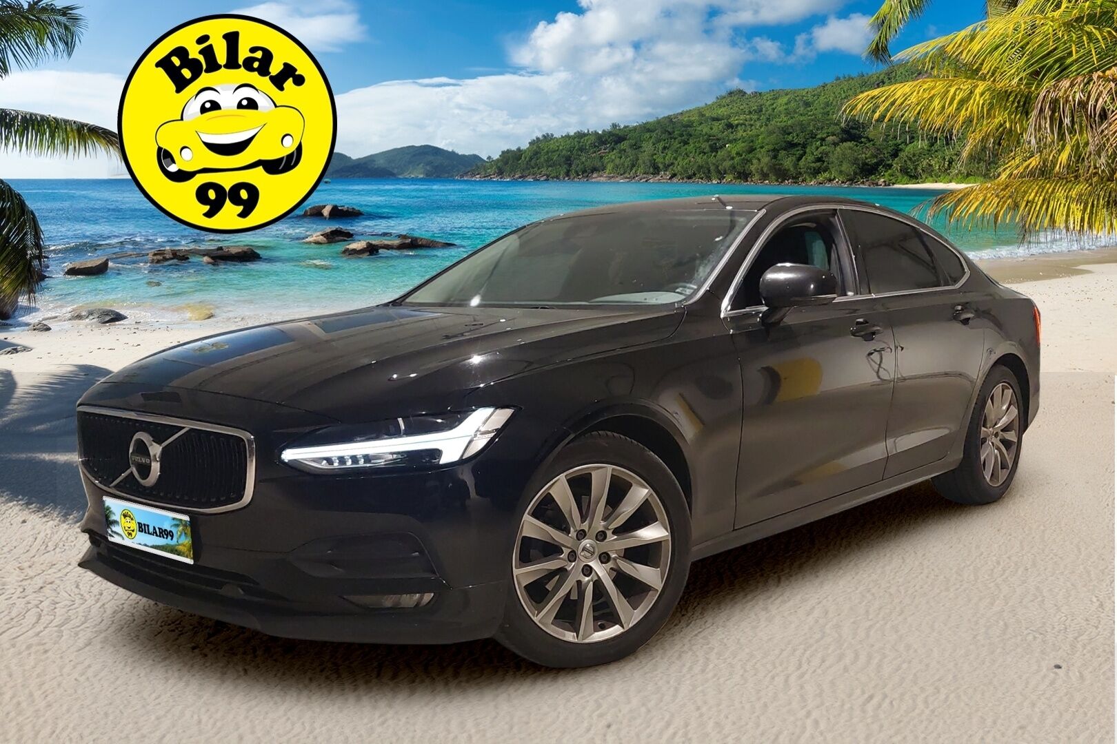Volvo S90 2019 D3 Business aut *Webasto / ACC / VOC / Pilot Assist / Digimittaristo / Keyless* - Parkkitutkat / 2X Renkaat ja vanteet / Ratinlämmitin