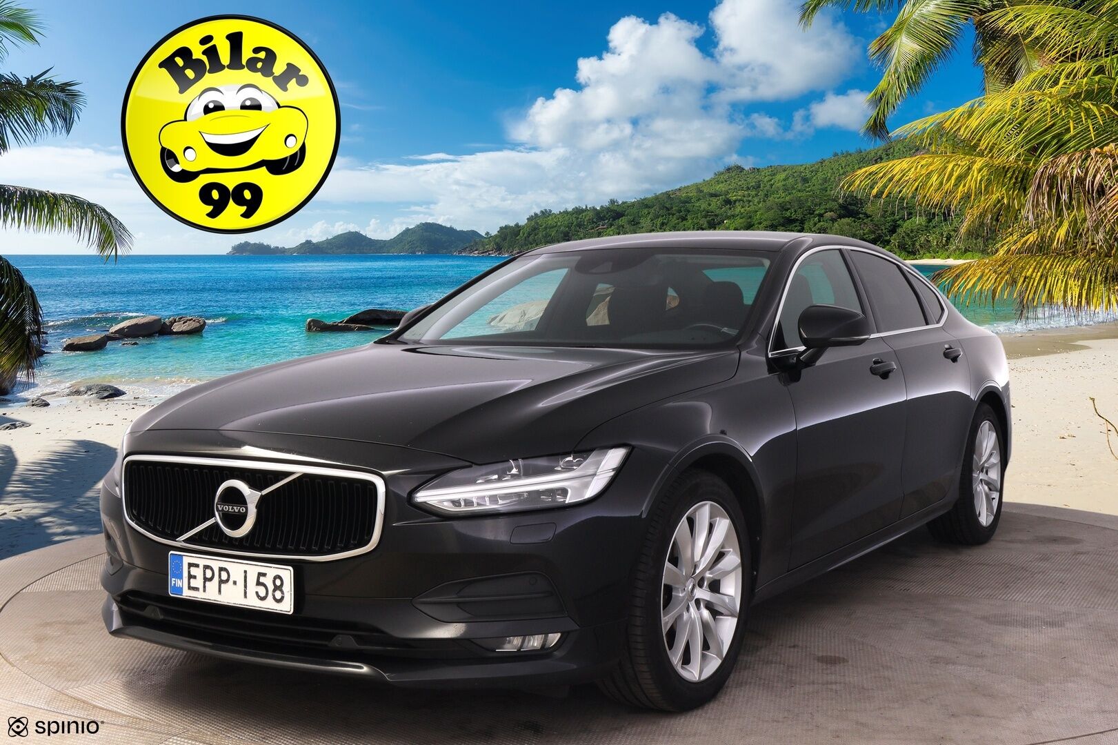 Volvo S90 2019 D3 Business aut *Webasto / ACC / VOC / Pilot Assist / Digimittaristo / Keyless* - Parkkitutkat / 2X Renkaat ja vanteet / Ratinlämmitin