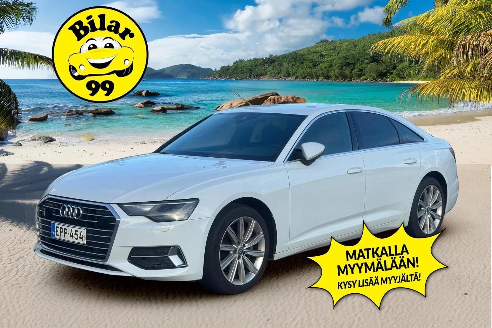 Audi A6 2019 Sedan Business Sport 50 TDI MHEV quattro tiptronic-autom. - | Adapt. vak. | Muistipenkki | P-Kamera | Ruskeat nahat | Juuri saapunut myyntiin! - KORKO VAIN 3,99 %