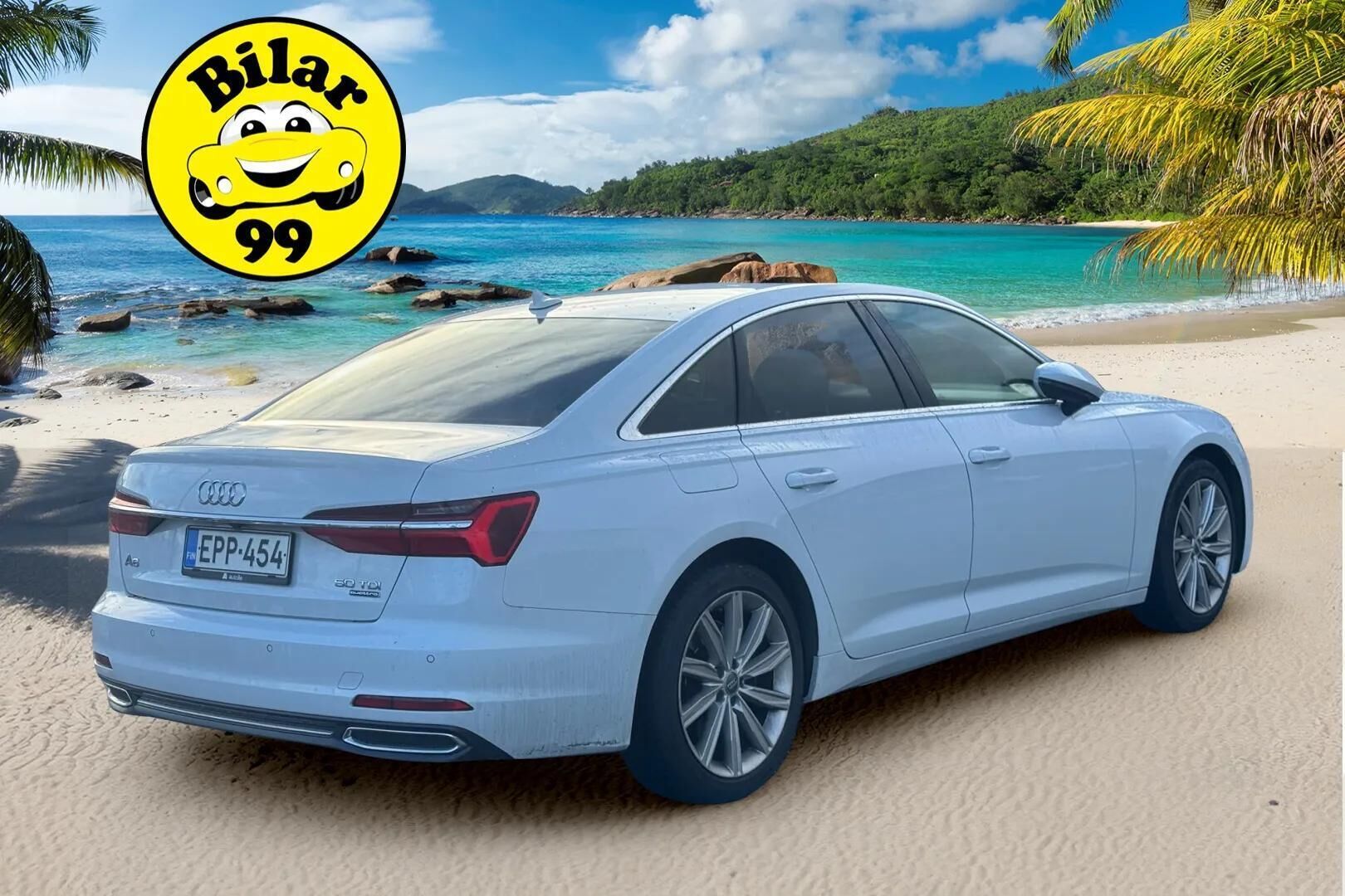 Audi A6 2019 Sedan Business Sport 50 TDI MHEV quattro tiptronic-autom. - | Adapt. vak. | Muistipenkki | P-Kamera | Ruskeat nahat | Juuri saapunut myyntiin! - KORKO VAIN 3,99 %