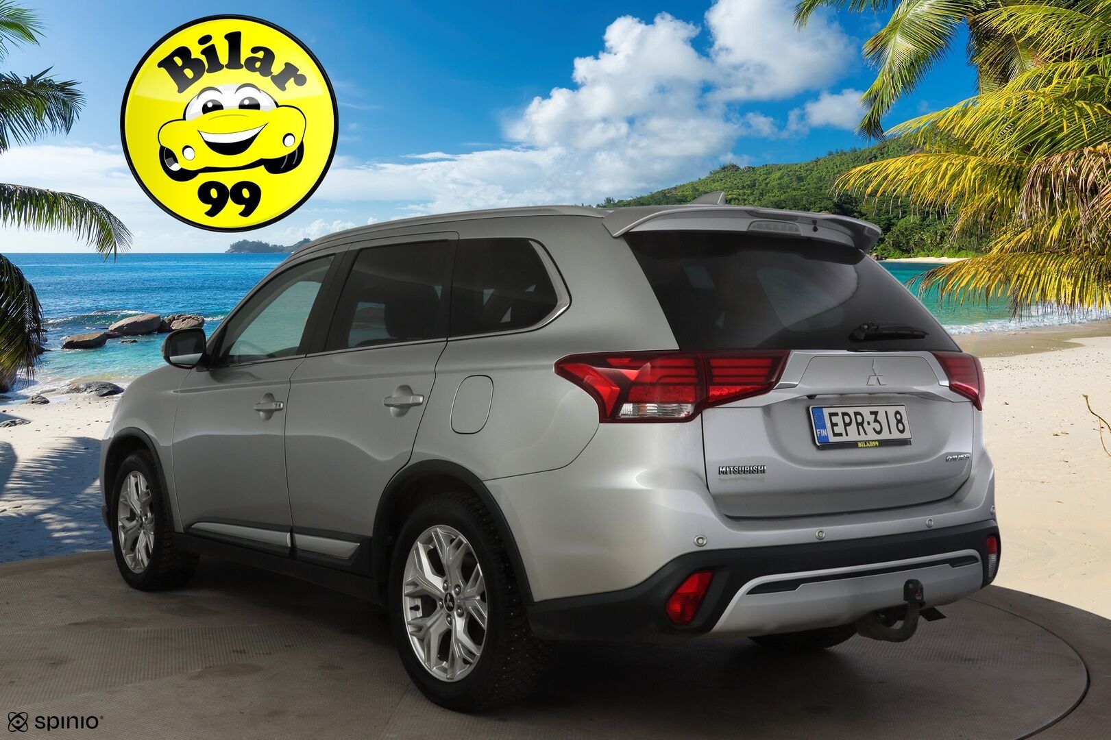 Mitsubishi Outlander 2019 2,0 MIVEC Active 2WD CVT 5P ** Lohko+Sisä / Vakionopeuden säädin / P-Kamera  / Vetokoukku ** - * Suomi-auto / Puhdas bensa maasturi * - HULLU BLACKWEEK KORKOTARJOUS 2,49%